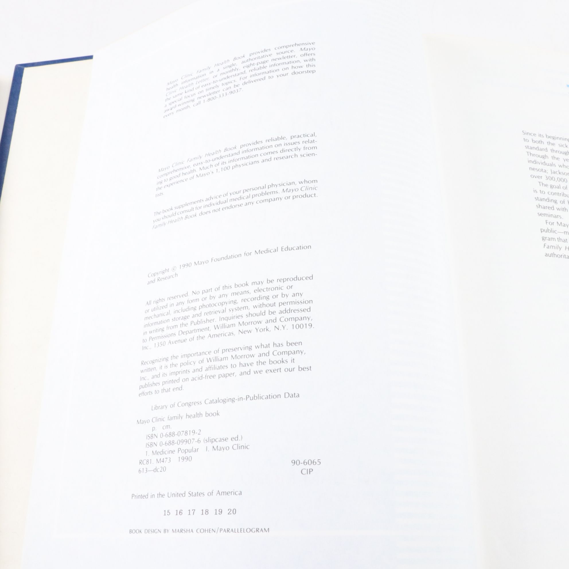 "Mayo Clinic Family Healthcare Book" & Other Educational Books