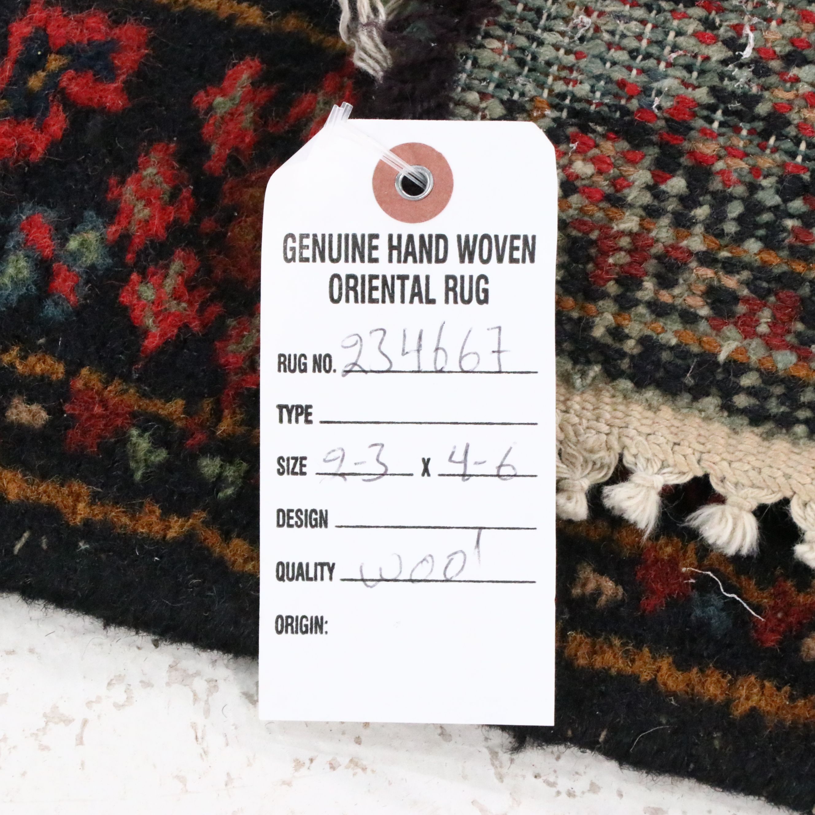 2'2 x 4'5 Hand-Knotted Afghan Baluch Accent Rug