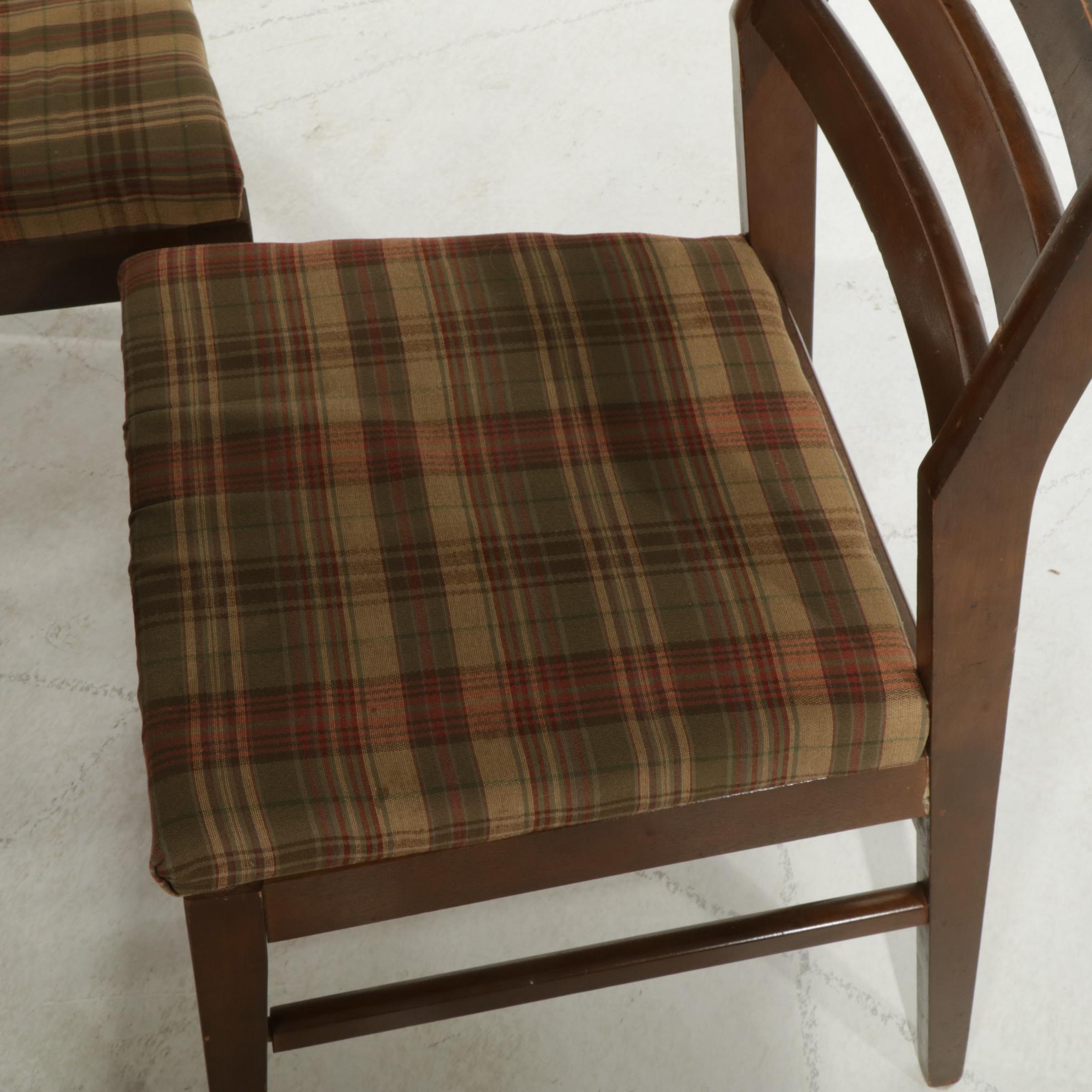 Mid Century Modern Drop-Leaf Dining Table with Six Chairs