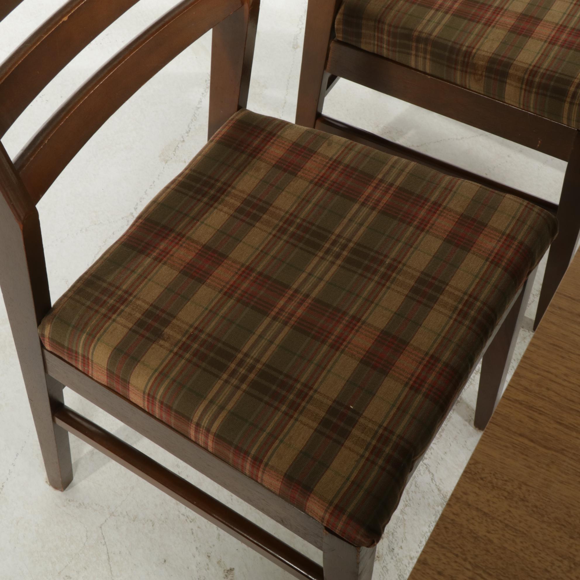 Mid Century Modern Drop-Leaf Dining Table with Six Chairs