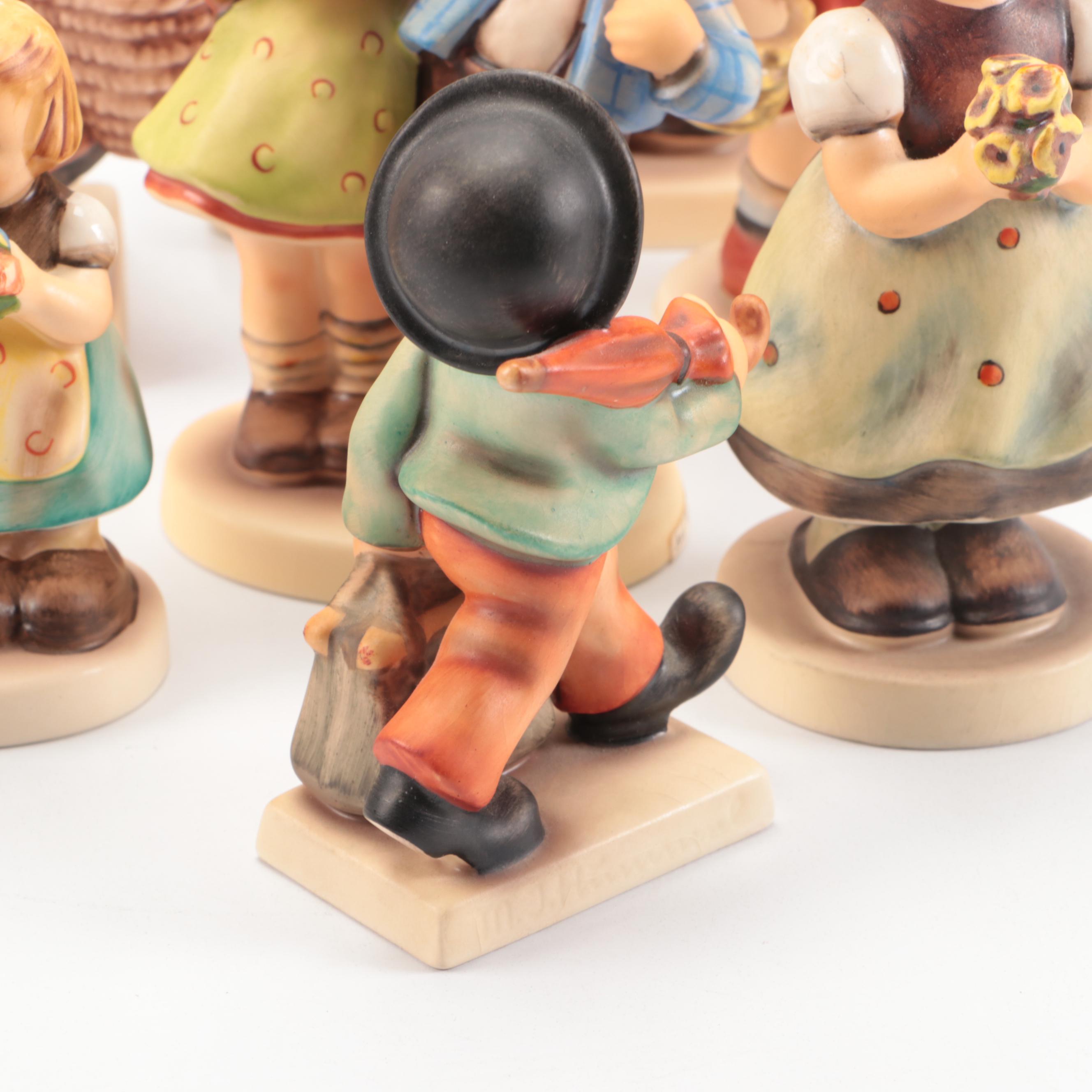 Goebel "The Love Lives On" and More Porcelain Figurines, Late 20th C.