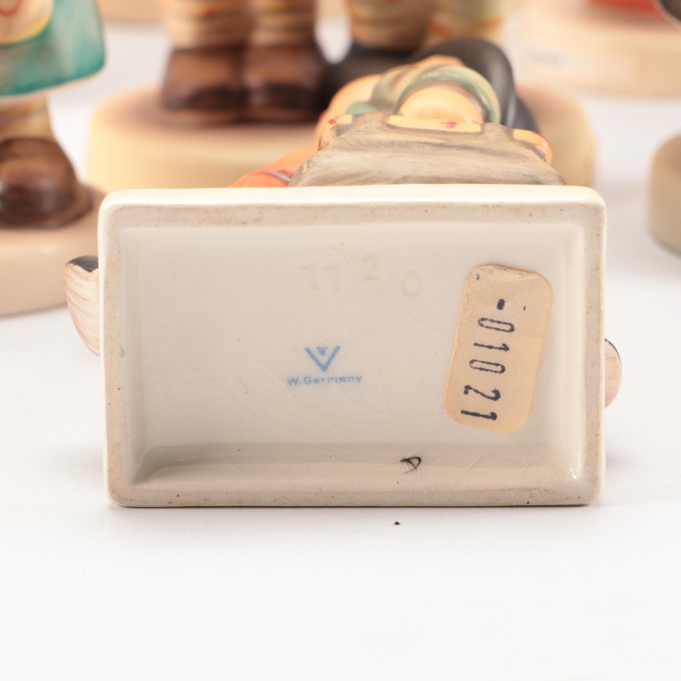 Goebel "The Love Lives On" and More Porcelain Figurines, Late 20th C.