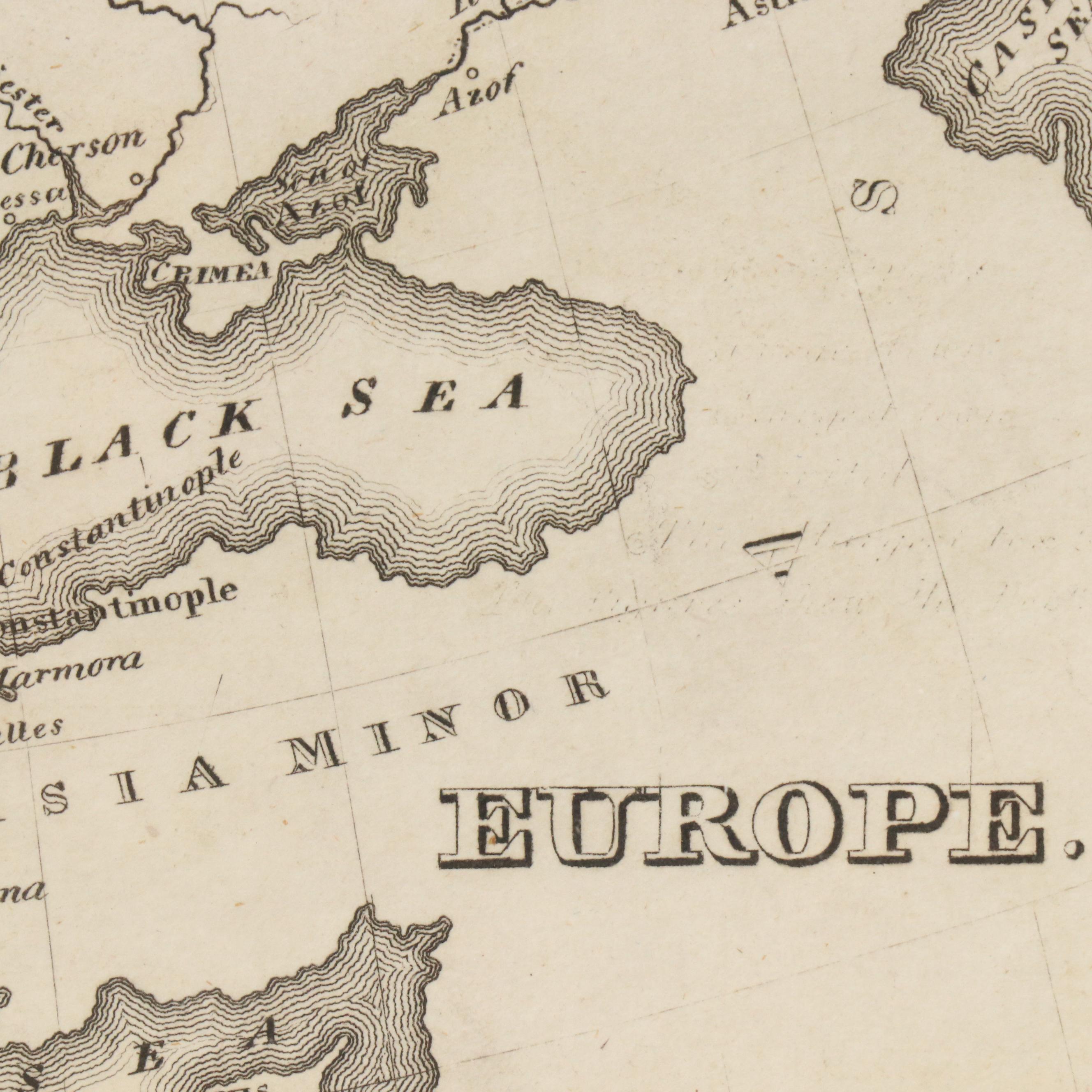 Hand-Colored Engraving Maps "Asia" and "Europe"