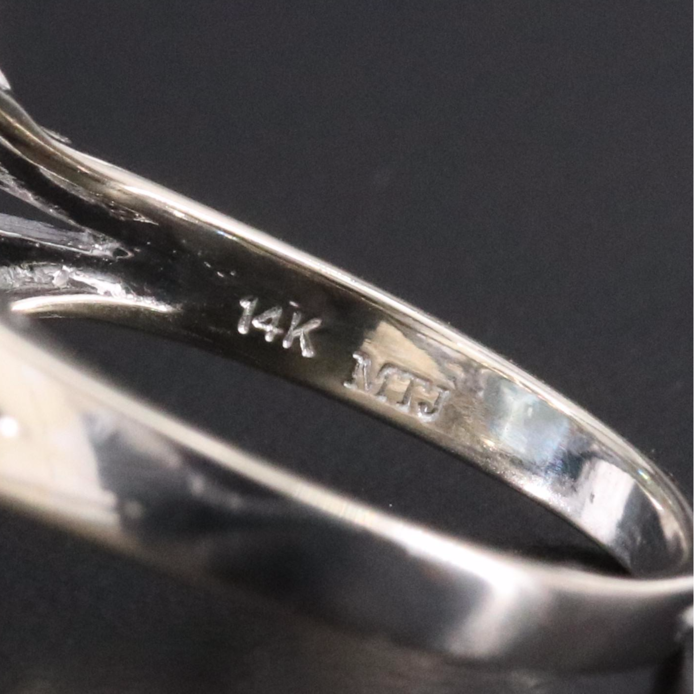 14K Topaz and Diamond Ring