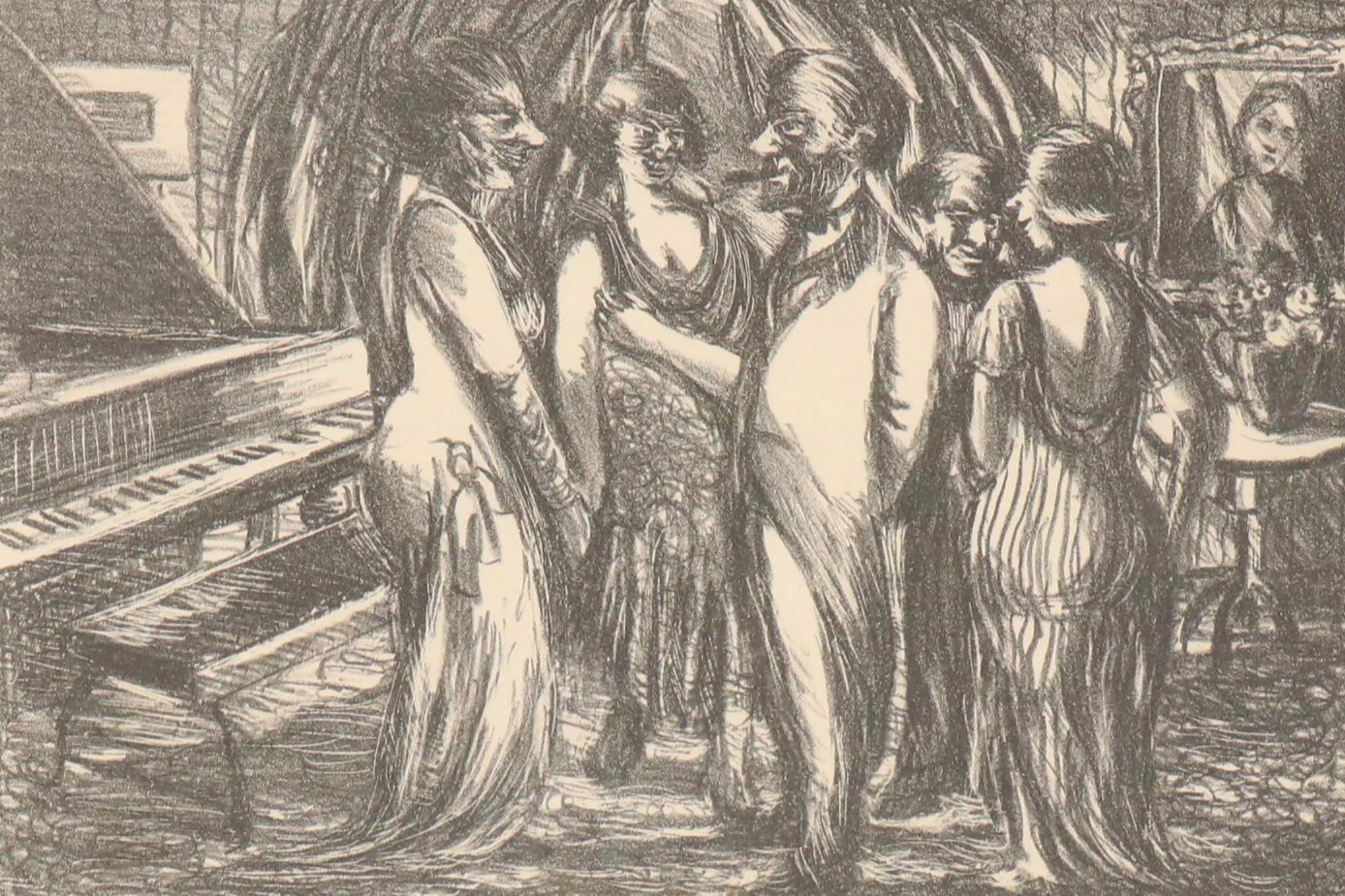 Robert Fabe Figurative Lithograph, 1938