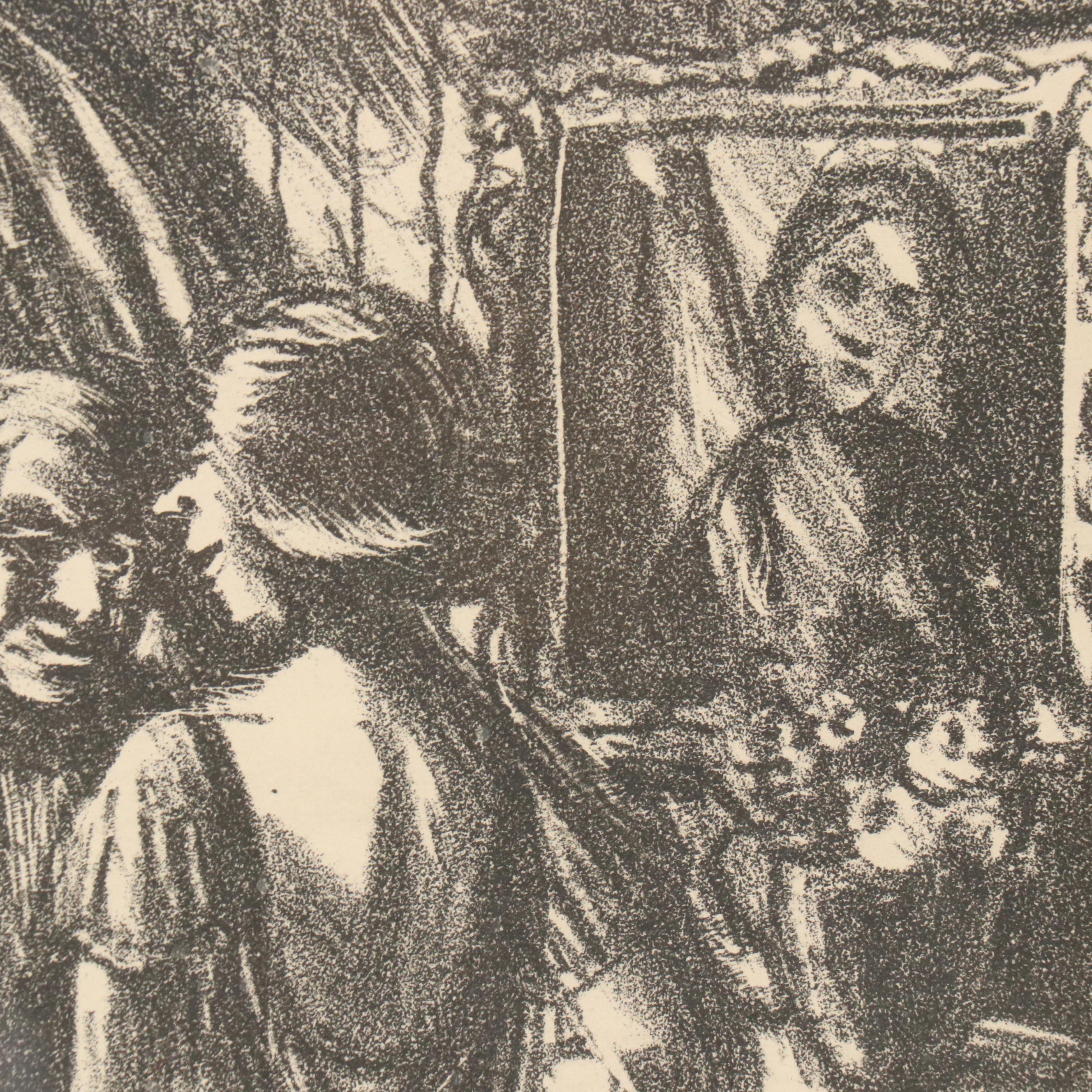 Robert Fabe Figurative Lithograph, 1938