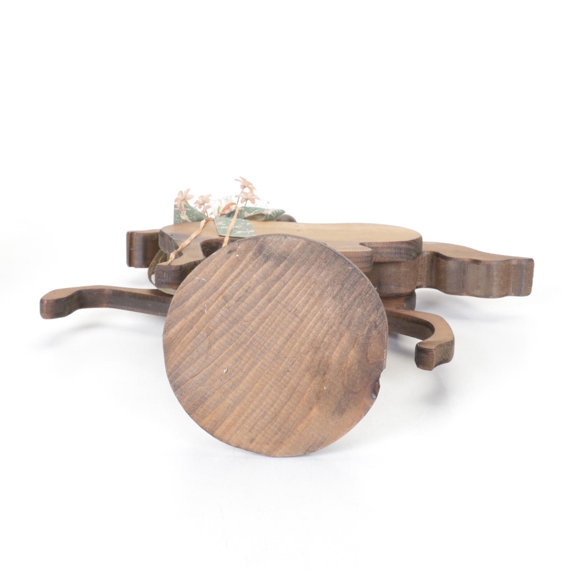 Hand-Crafted Carousel Horse Figurines & Puzzle