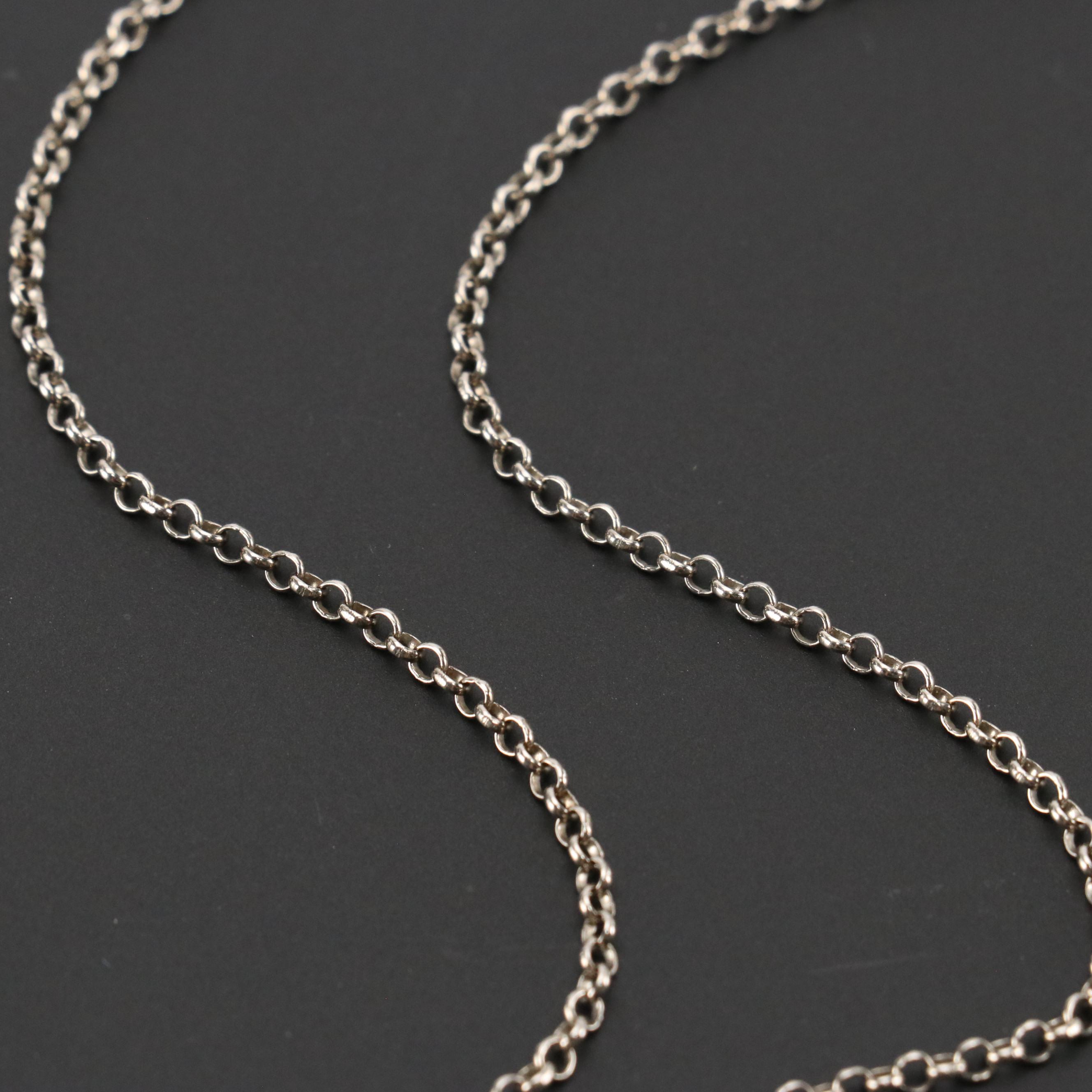 Gucci GG Sterling Silver Necklace in Box