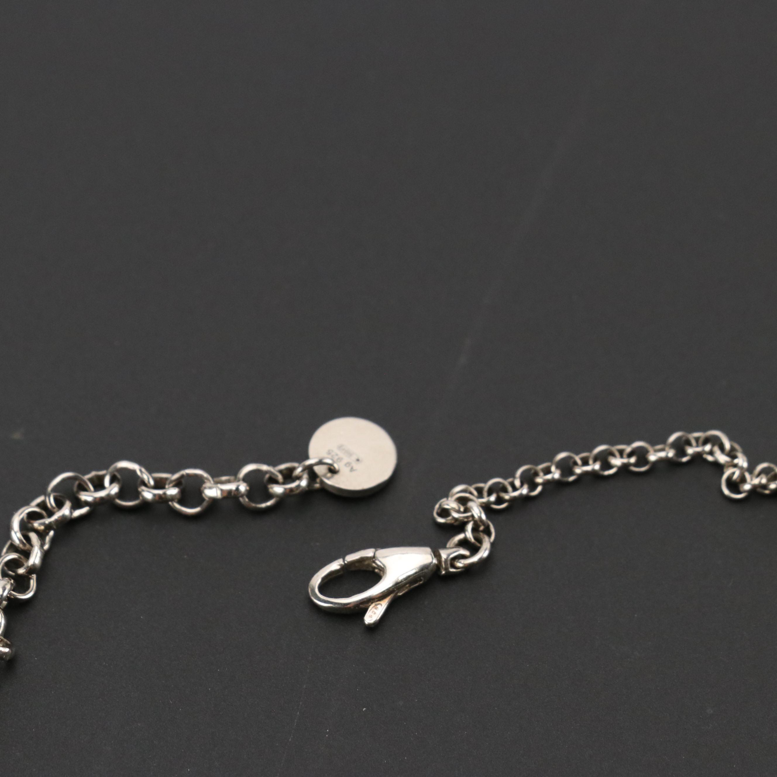 Gucci GG Sterling Silver Necklace in Box