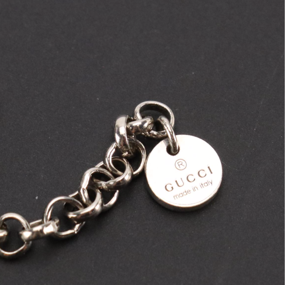 Gucci GG Sterling Silver Necklace in Box