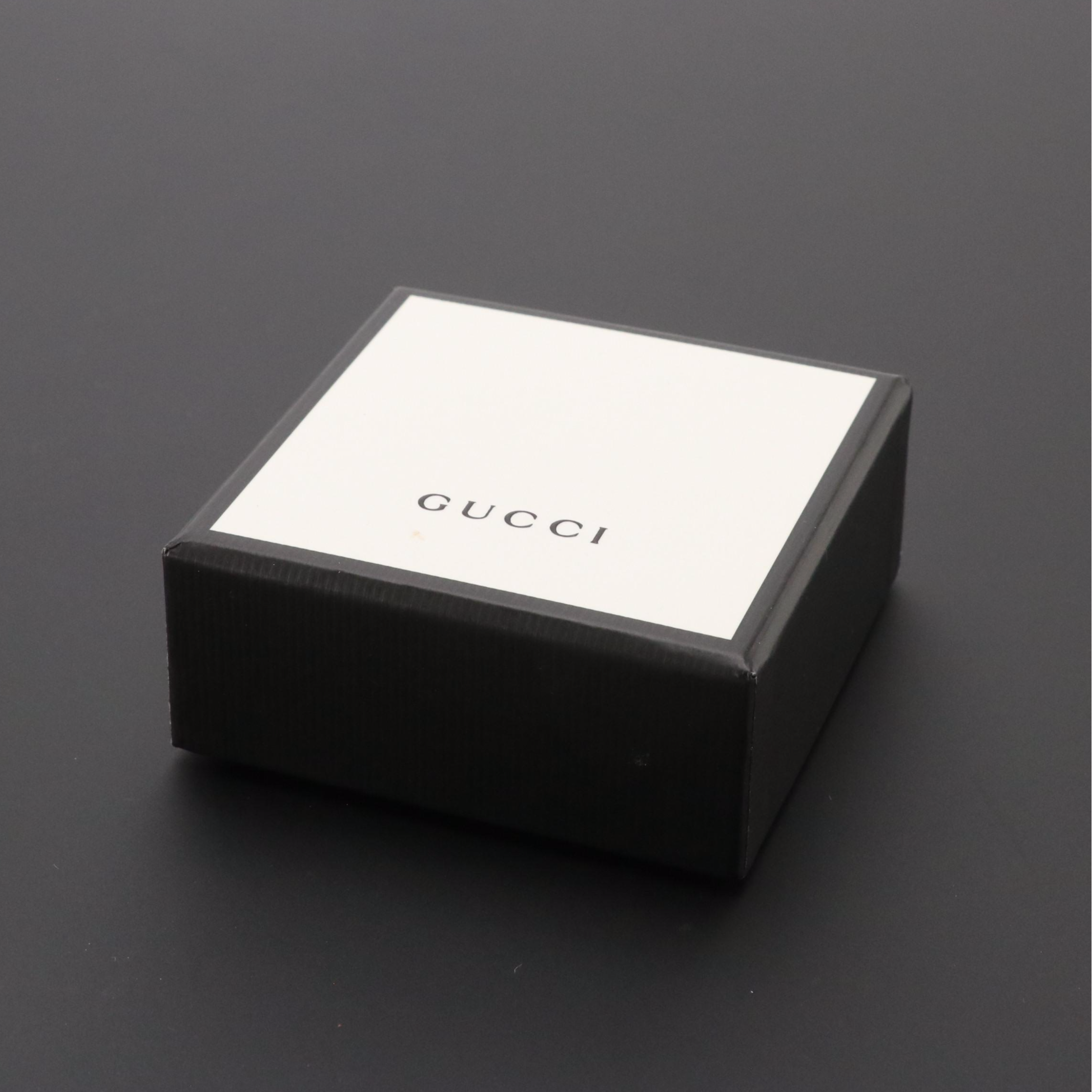 Gucci GG Sterling Silver Necklace in Box