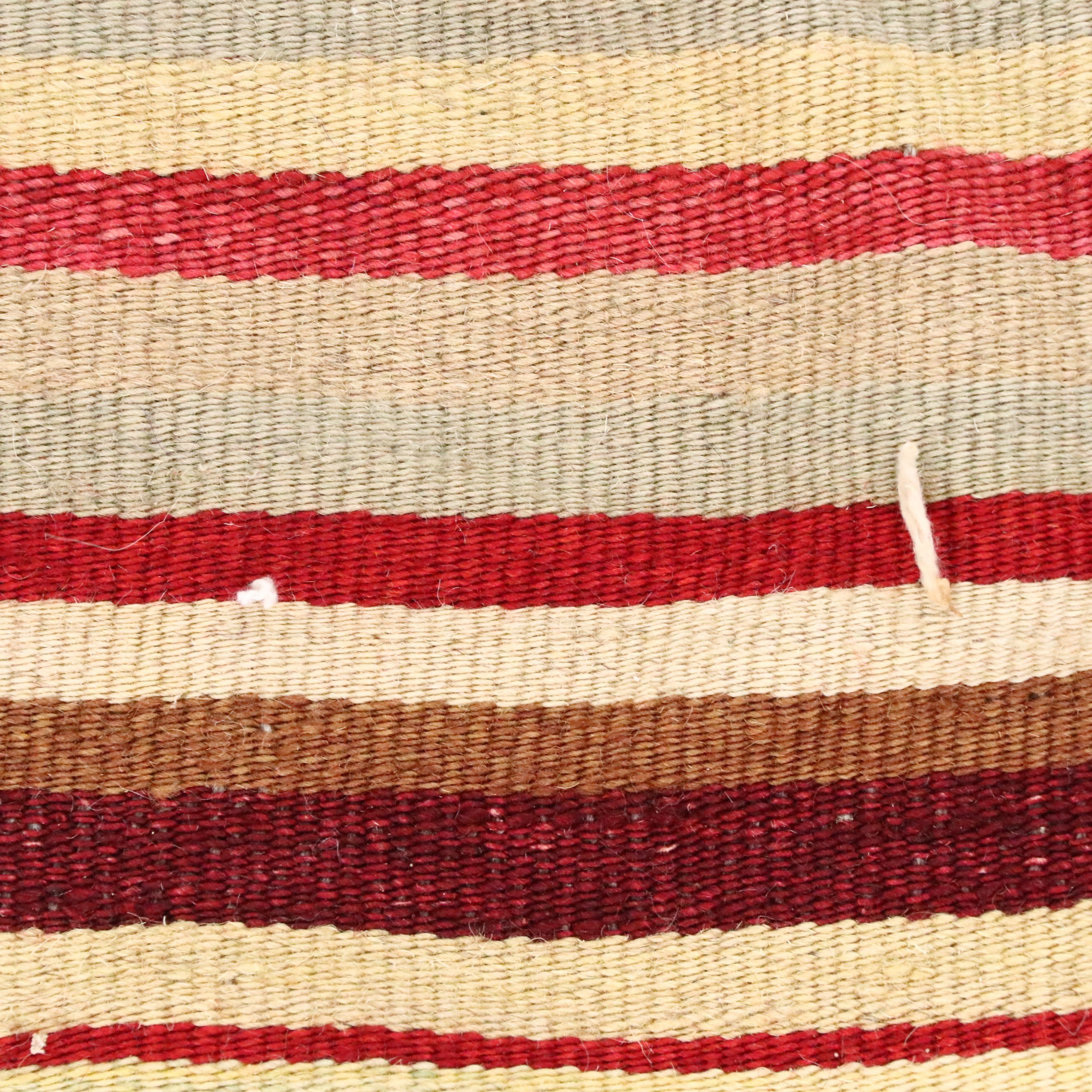4'7 x 6'7 Handwoven Stitched-Panel Flatweave Area Rug