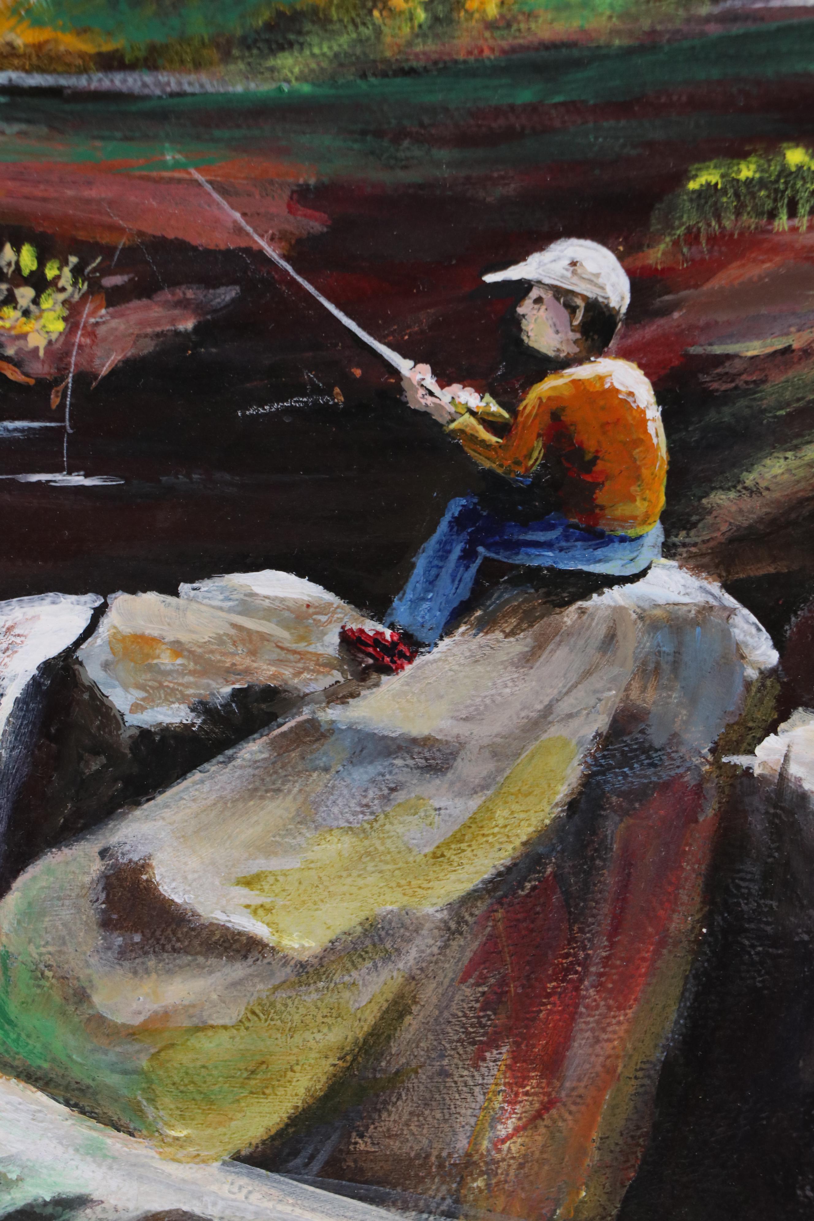 G. Parva Acrylic Landscape Painting