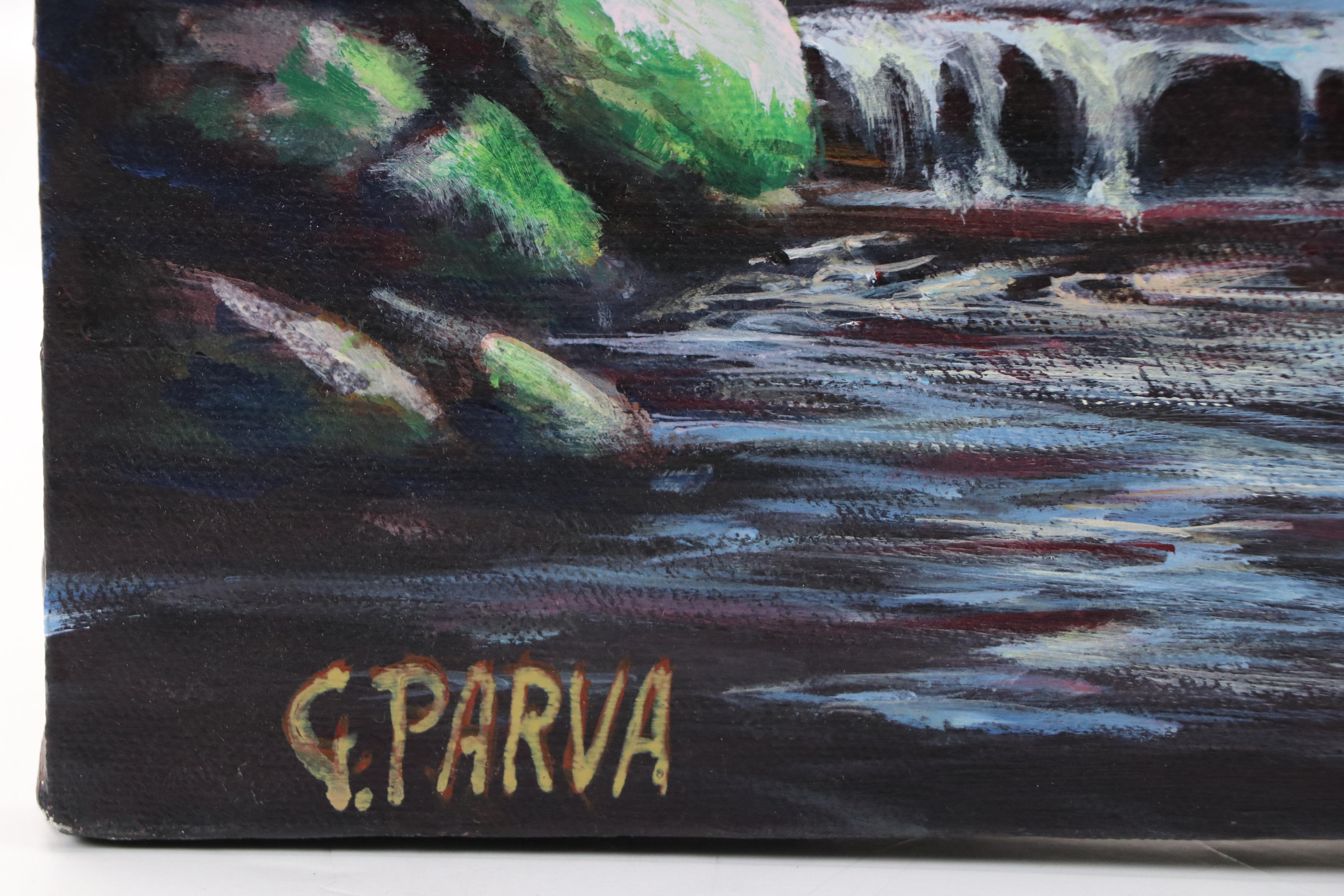 G. Parva Acrylic Landscape Painting