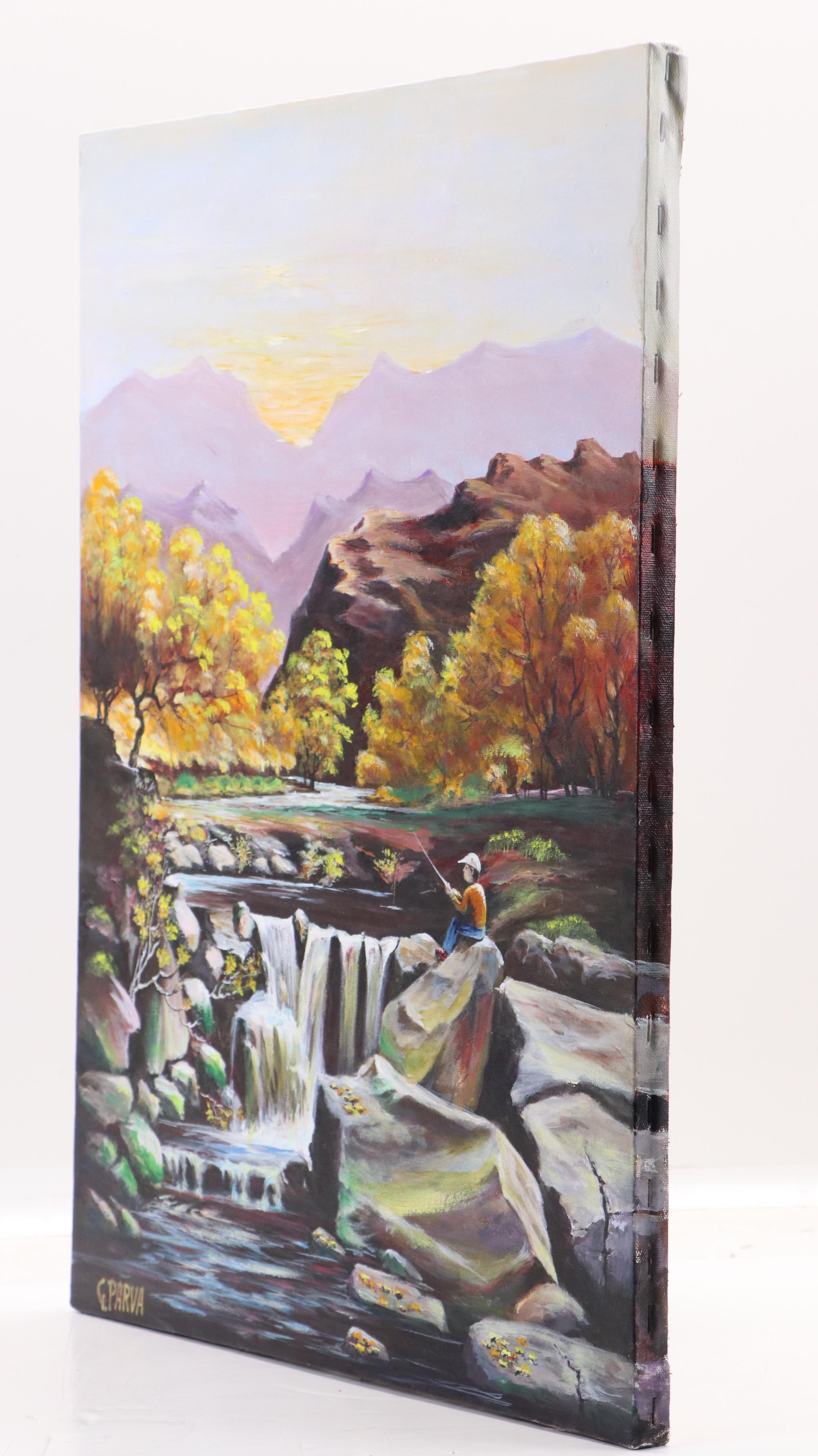 G. Parva Acrylic Landscape Painting