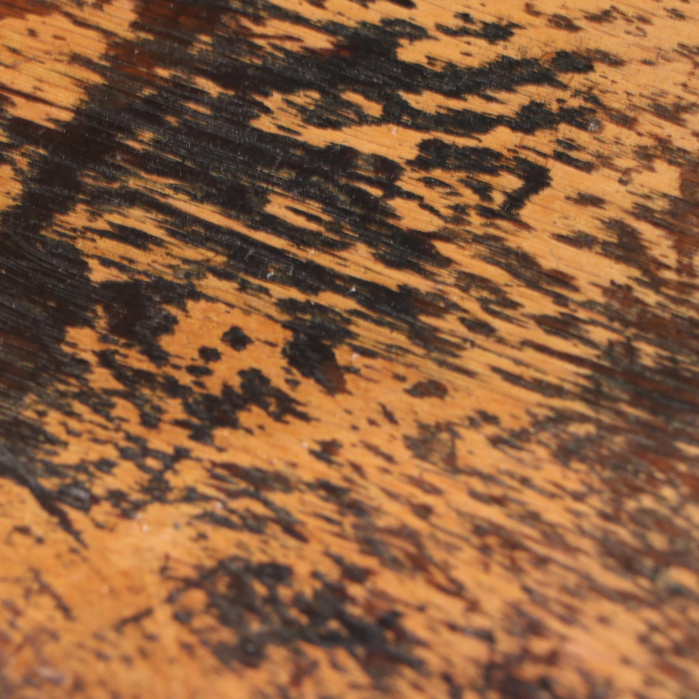 Vintage Oak Roll-Top Desk with Painted Children's Chair