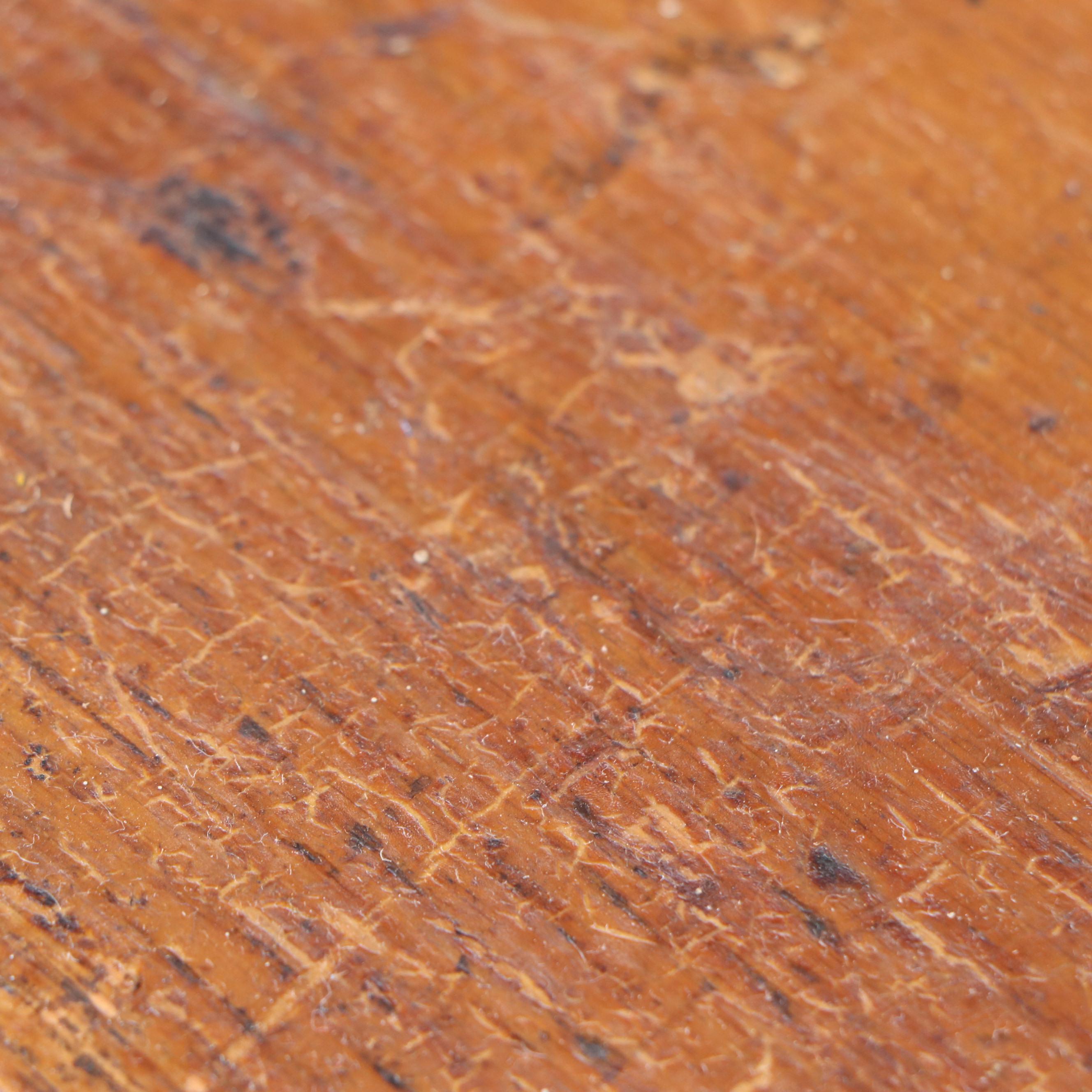 Vintage Oak Roll-Top Desk with Painted Children's Chair
