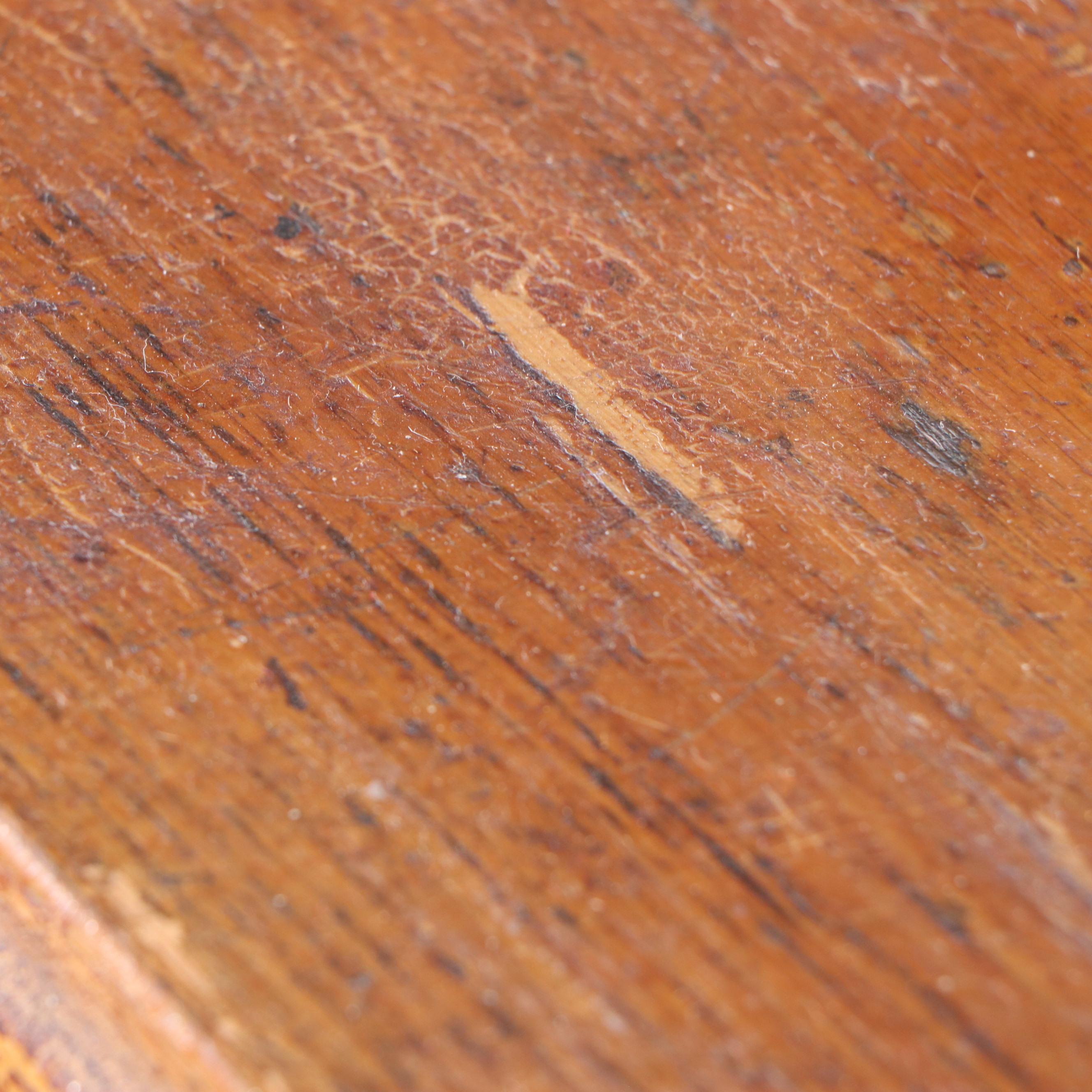 Vintage Oak Roll-Top Desk with Painted Children's Chair