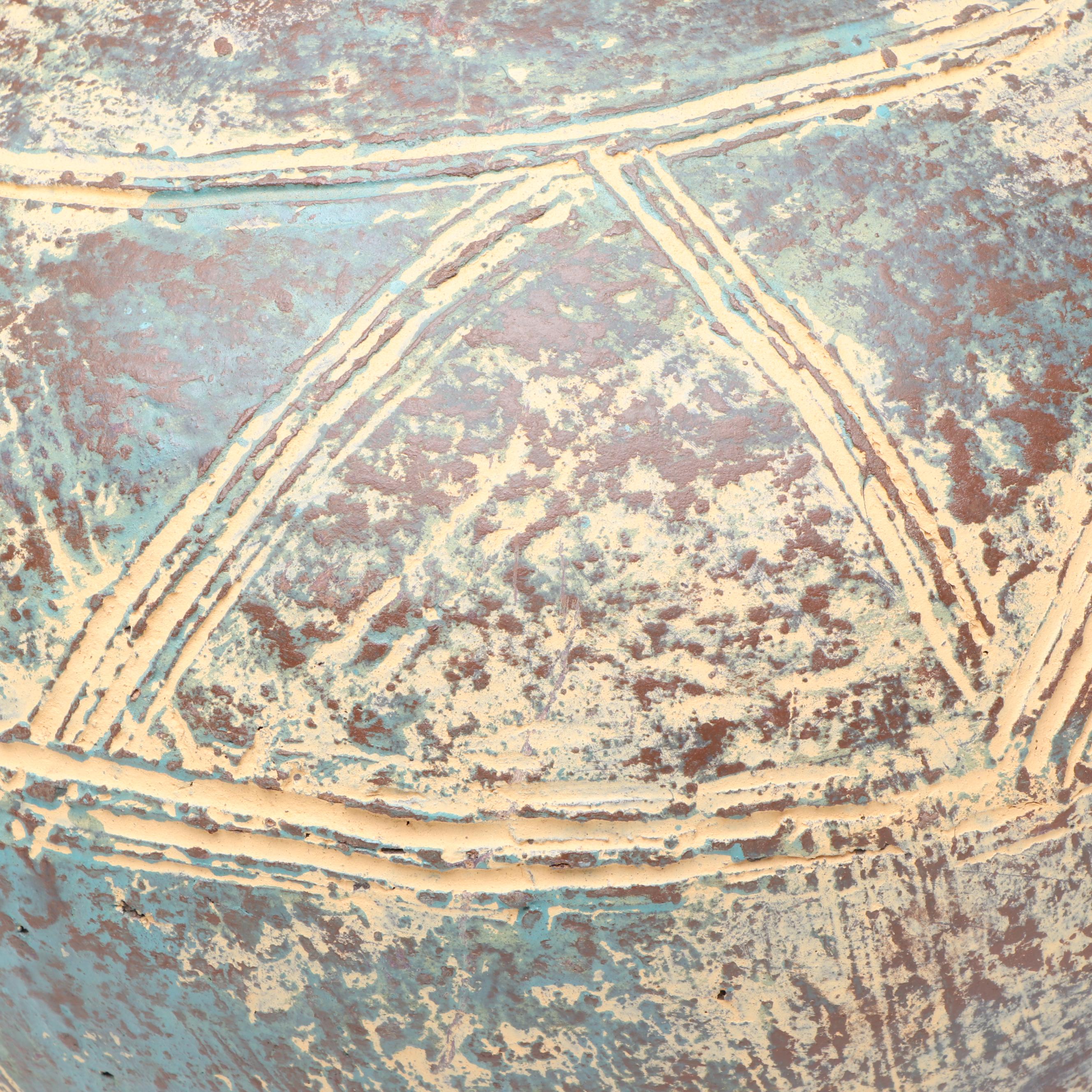 Ghanaian Handcrafted Pottery Vessel