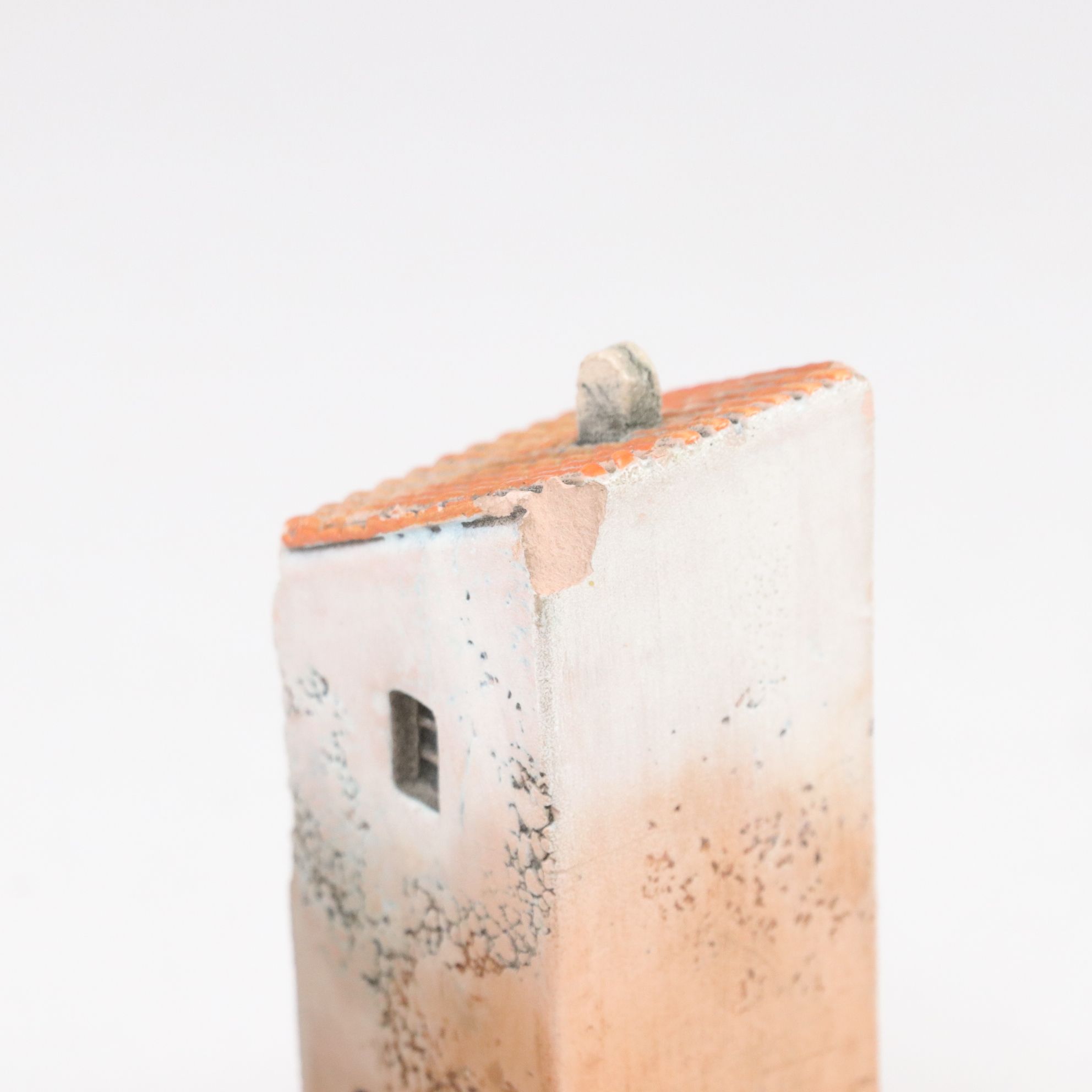 Gault French Ceramic Miniature Houses, Set of Seven