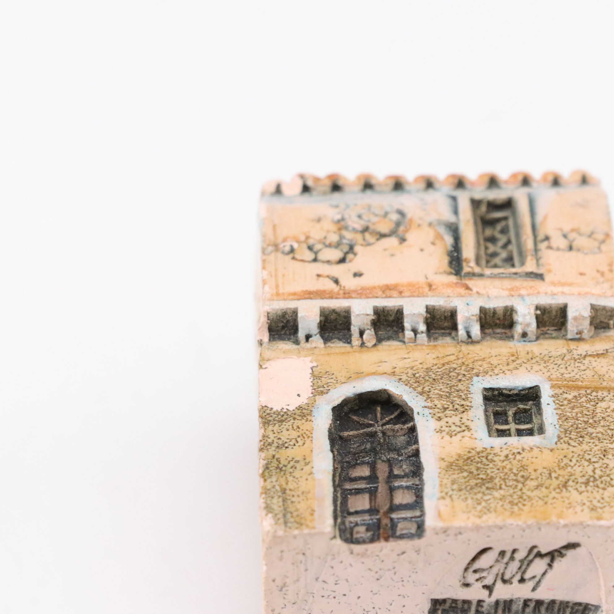 Gault French Ceramic Miniature Houses, Set of Seven