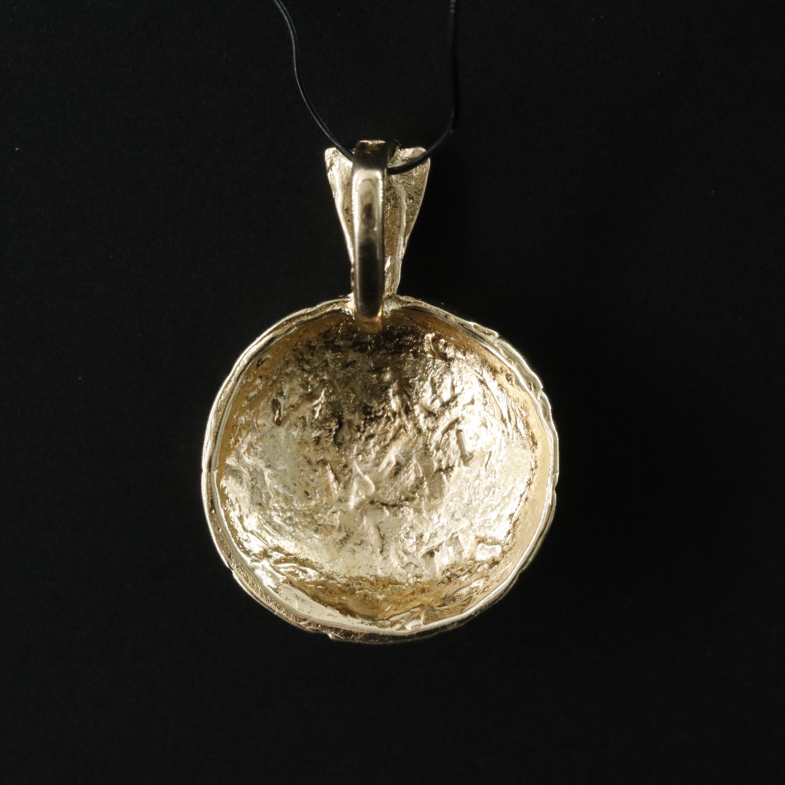 14K Soccerball Pendant