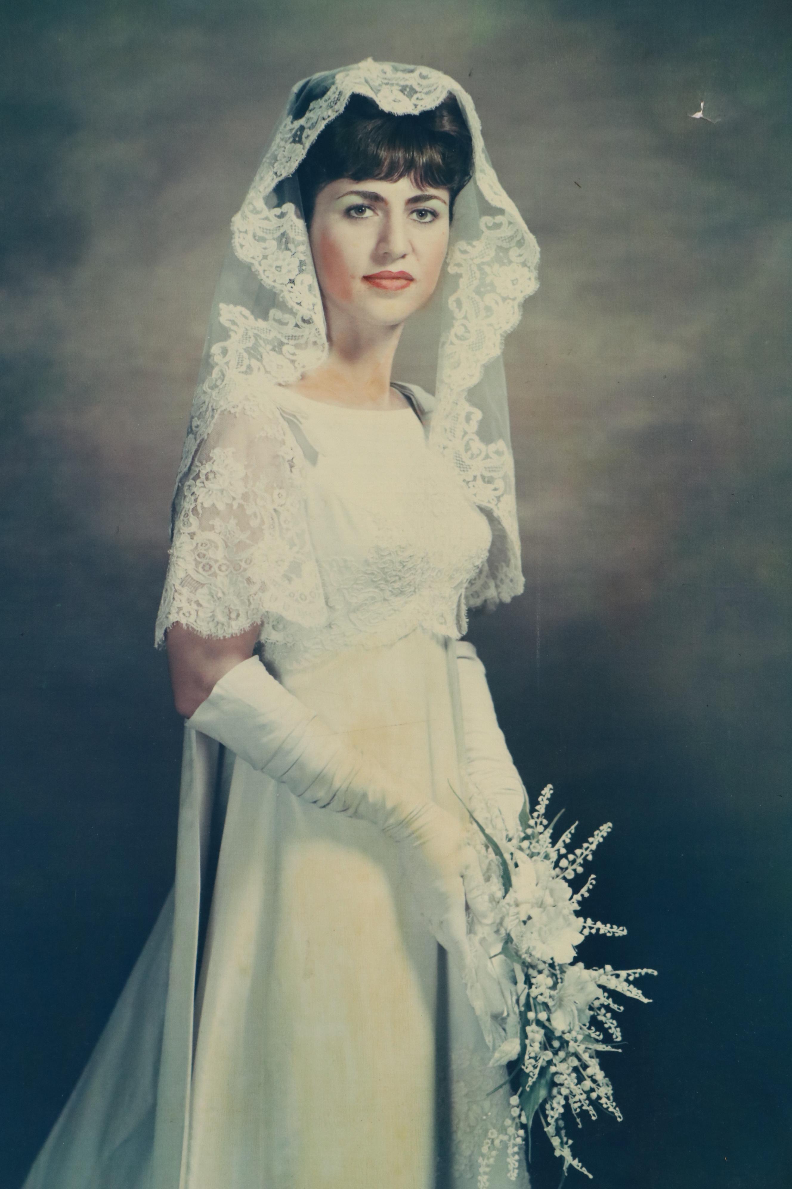 Chromogenic Color Wedding Portrait, Mid-20th Century