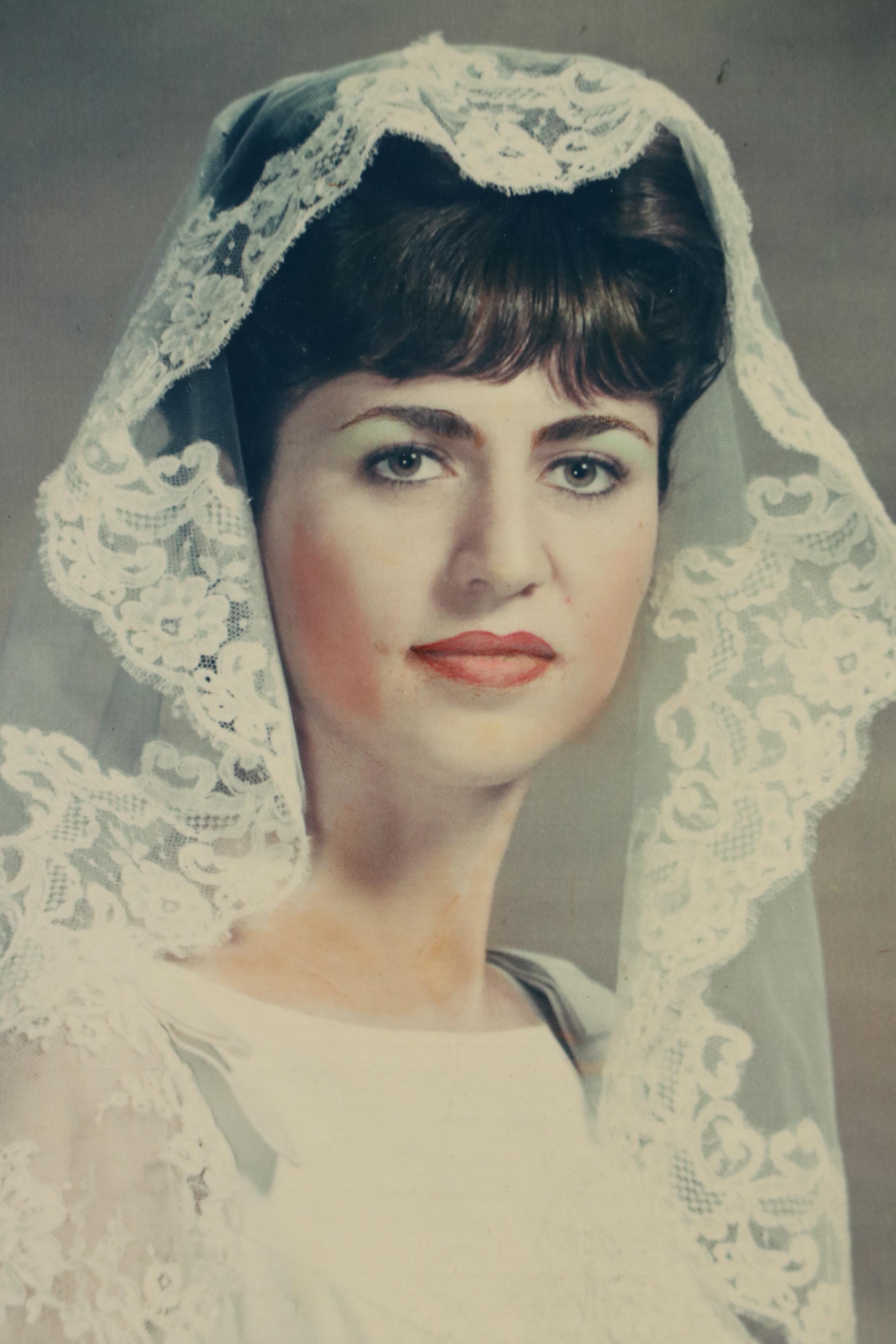 Chromogenic Color Wedding Portrait, Mid-20th Century