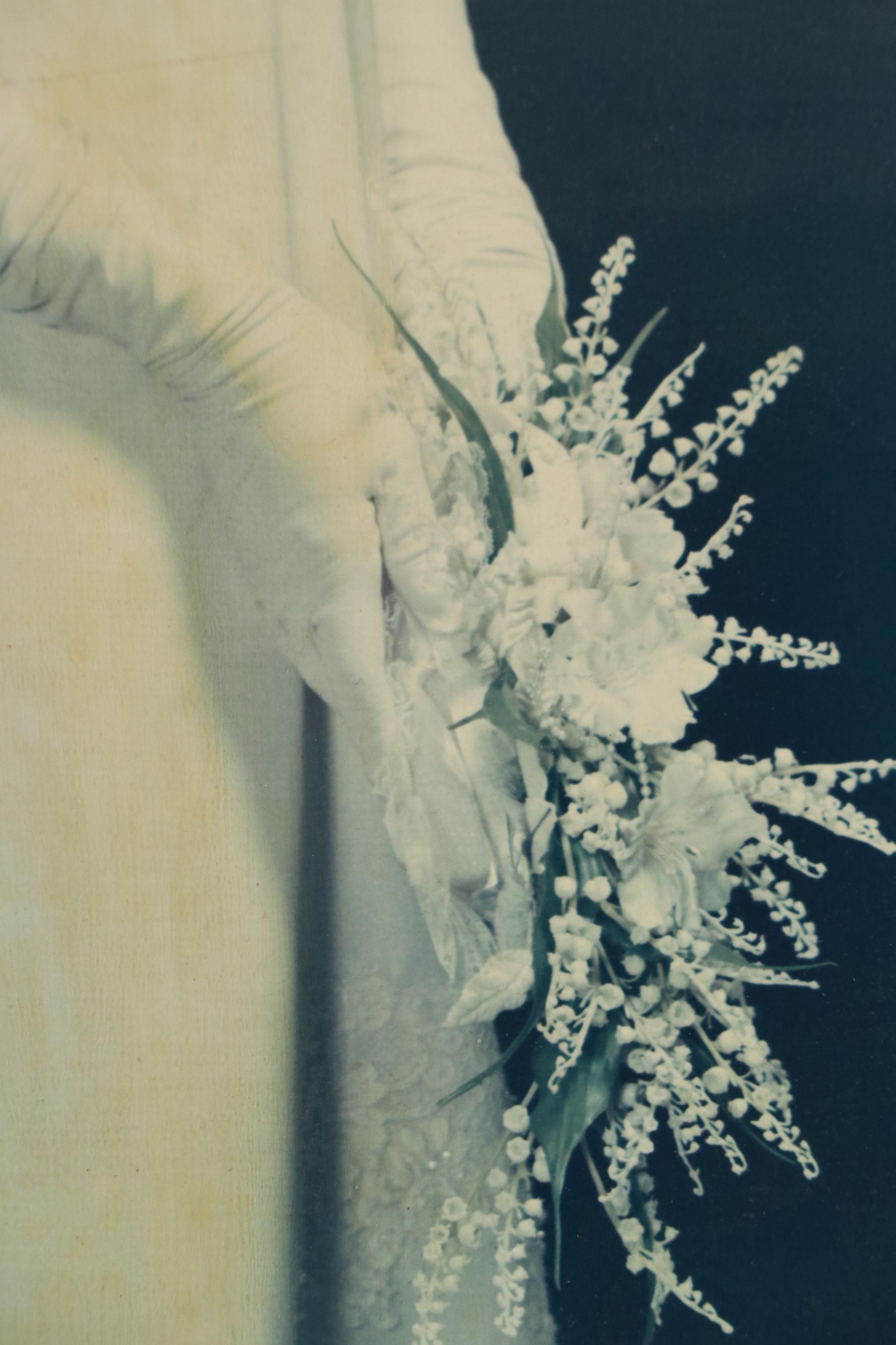 Chromogenic Color Wedding Portrait, Mid-20th Century