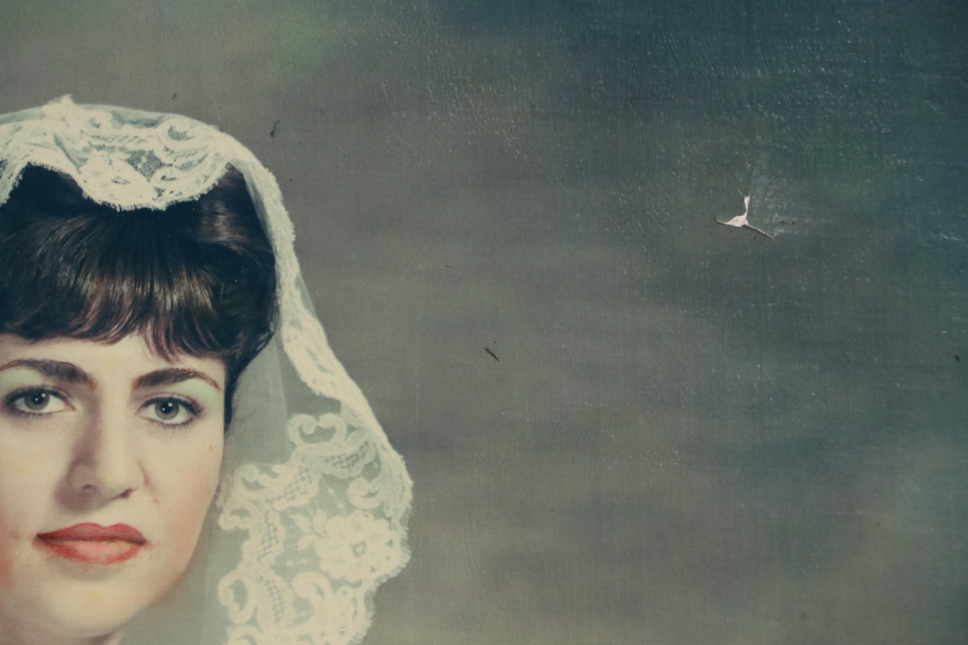 Chromogenic Color Wedding Portrait, Mid-20th Century