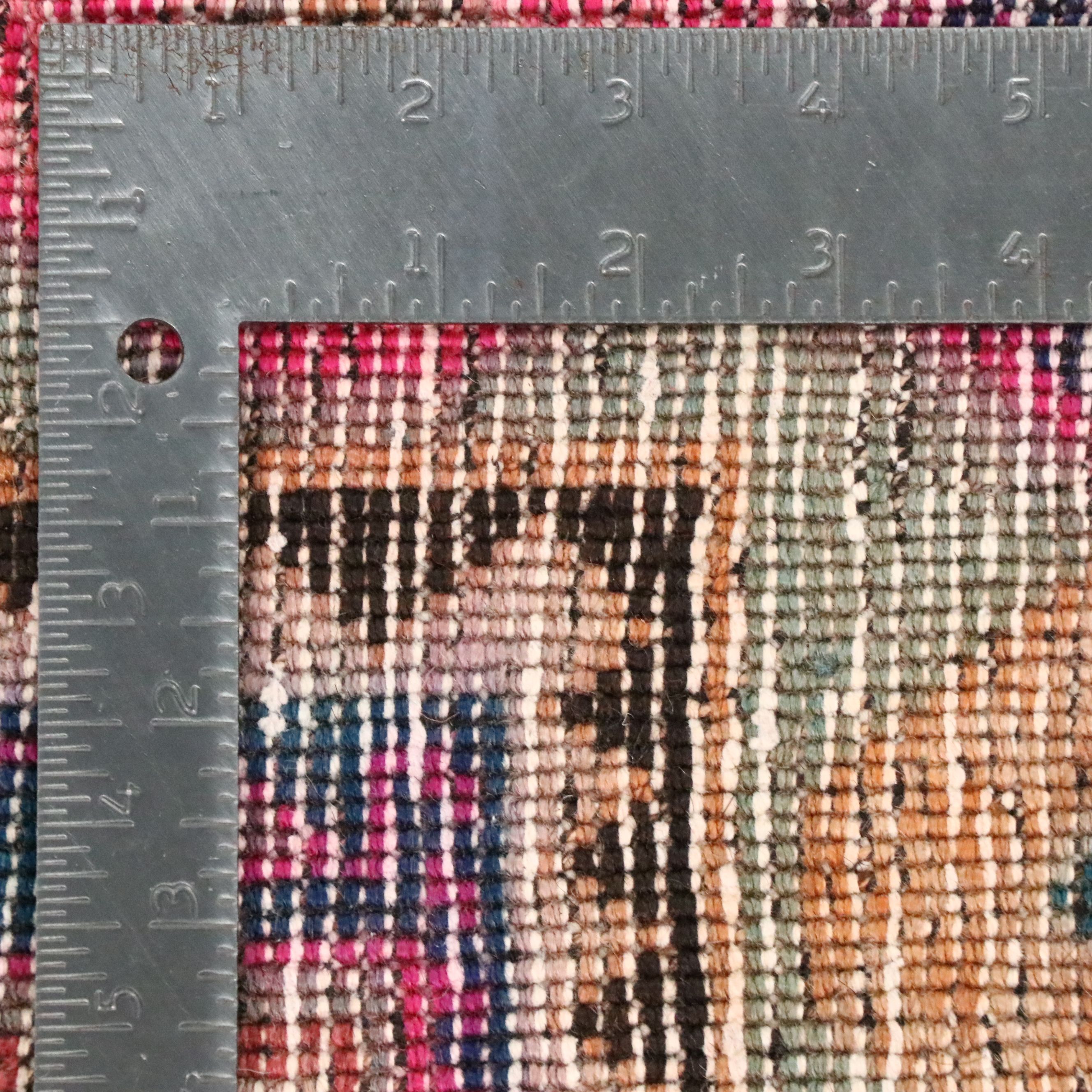 5' x 8' Hand-Knotted Persian Hamadan Area Rug