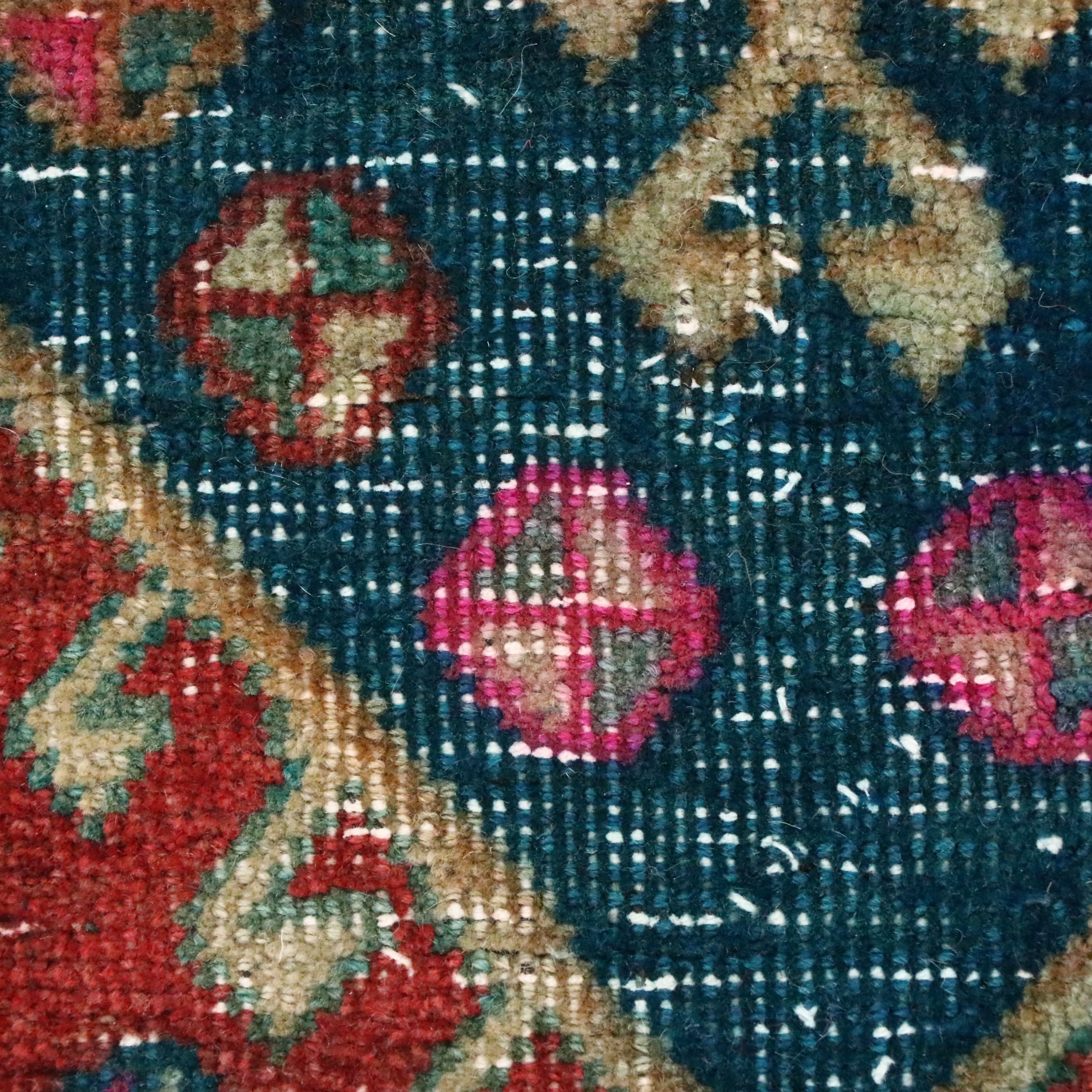 5' x 8' Hand-Knotted Persian Hamadan Area Rug