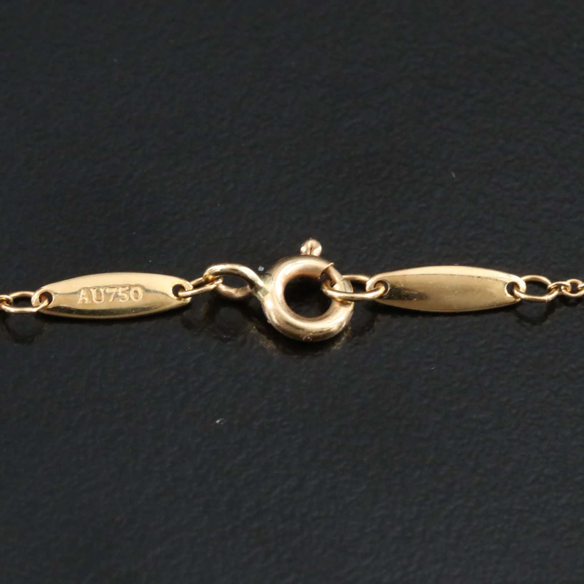 Elsa Peretti for Tiffany & Co. 18K Diamond Solitaire Necklace