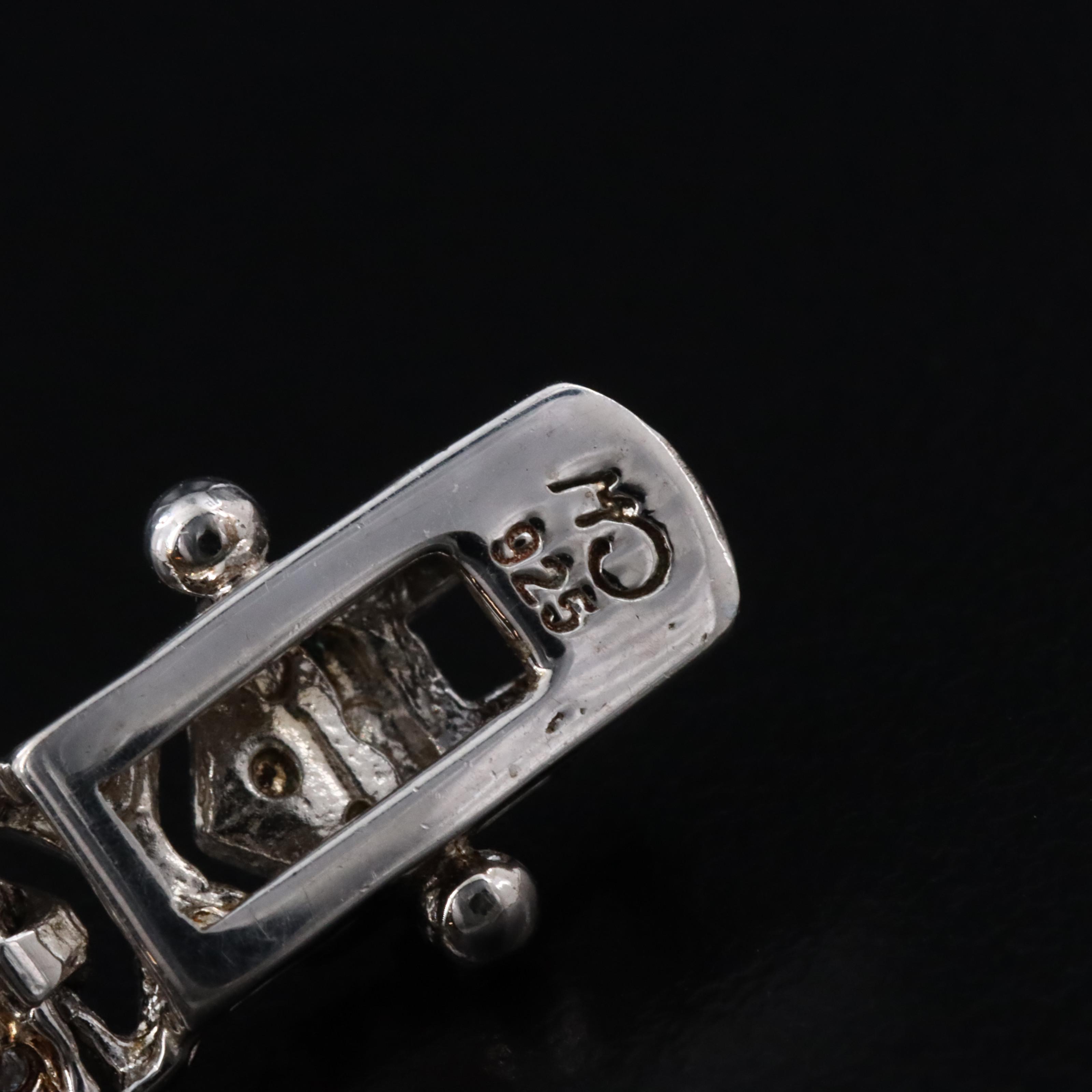 Sterling Diamond Bracelet