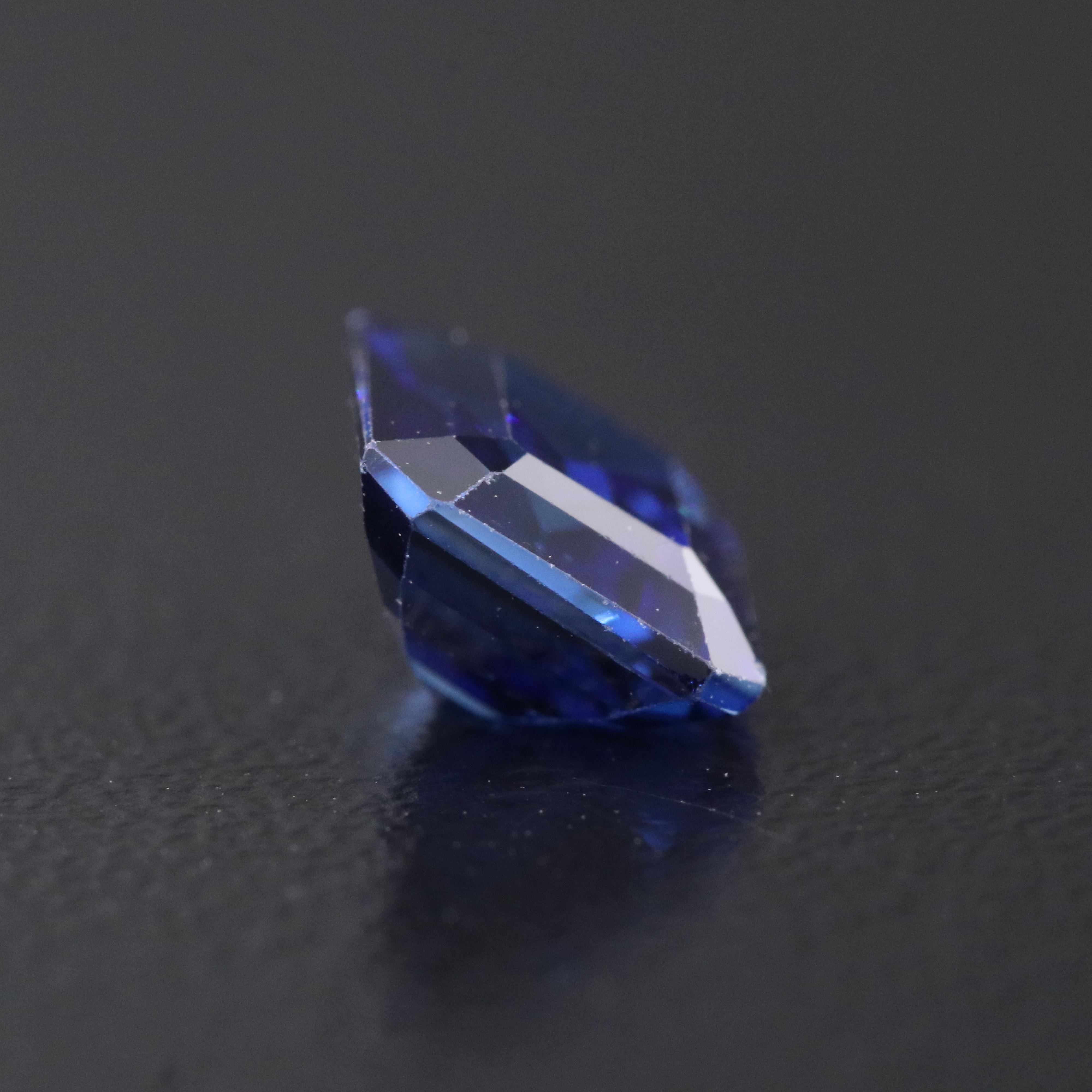 Loose 2.70 CT Lab Grown Sapphire