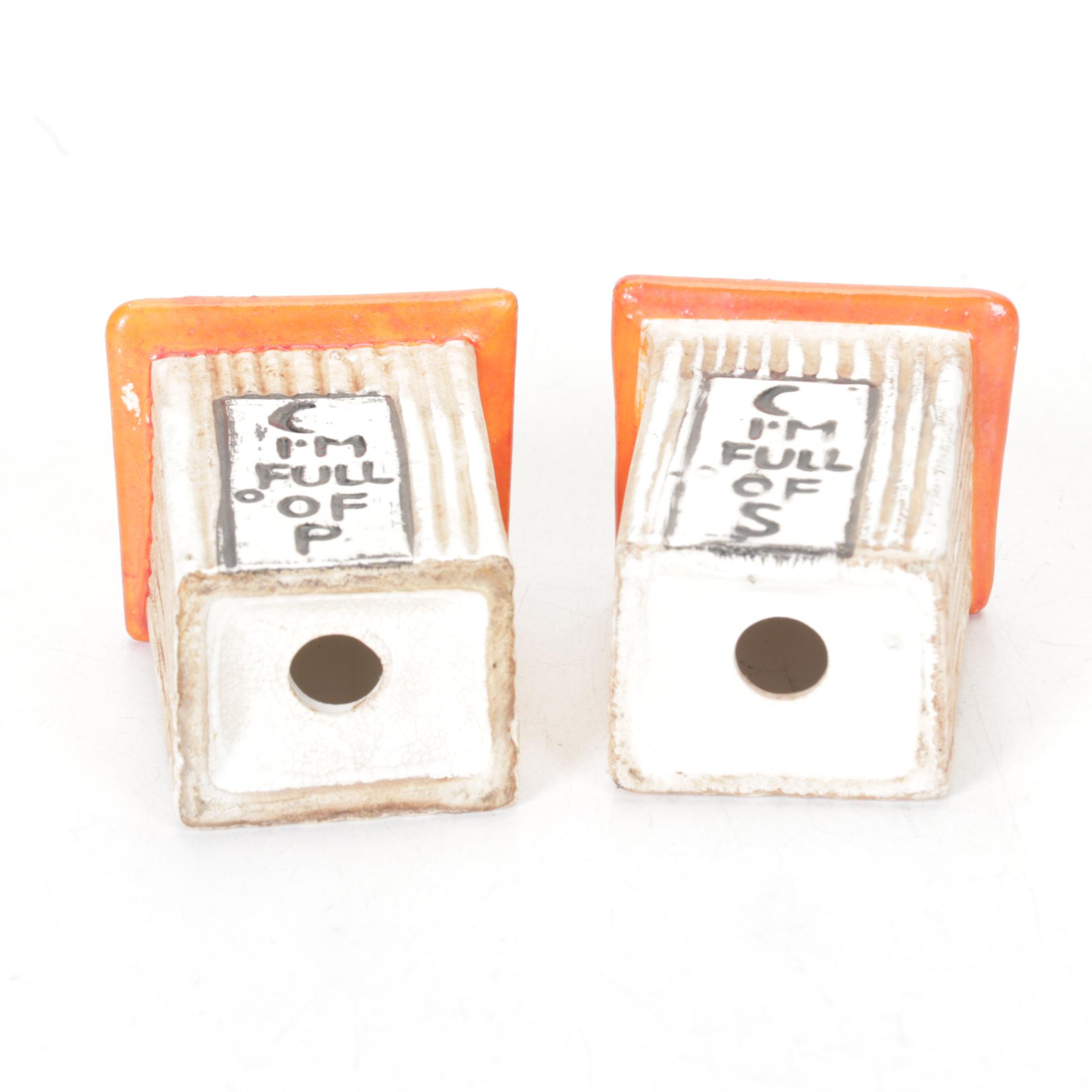 Hand-Painted Outhouse Motif Jug, Figurines & More