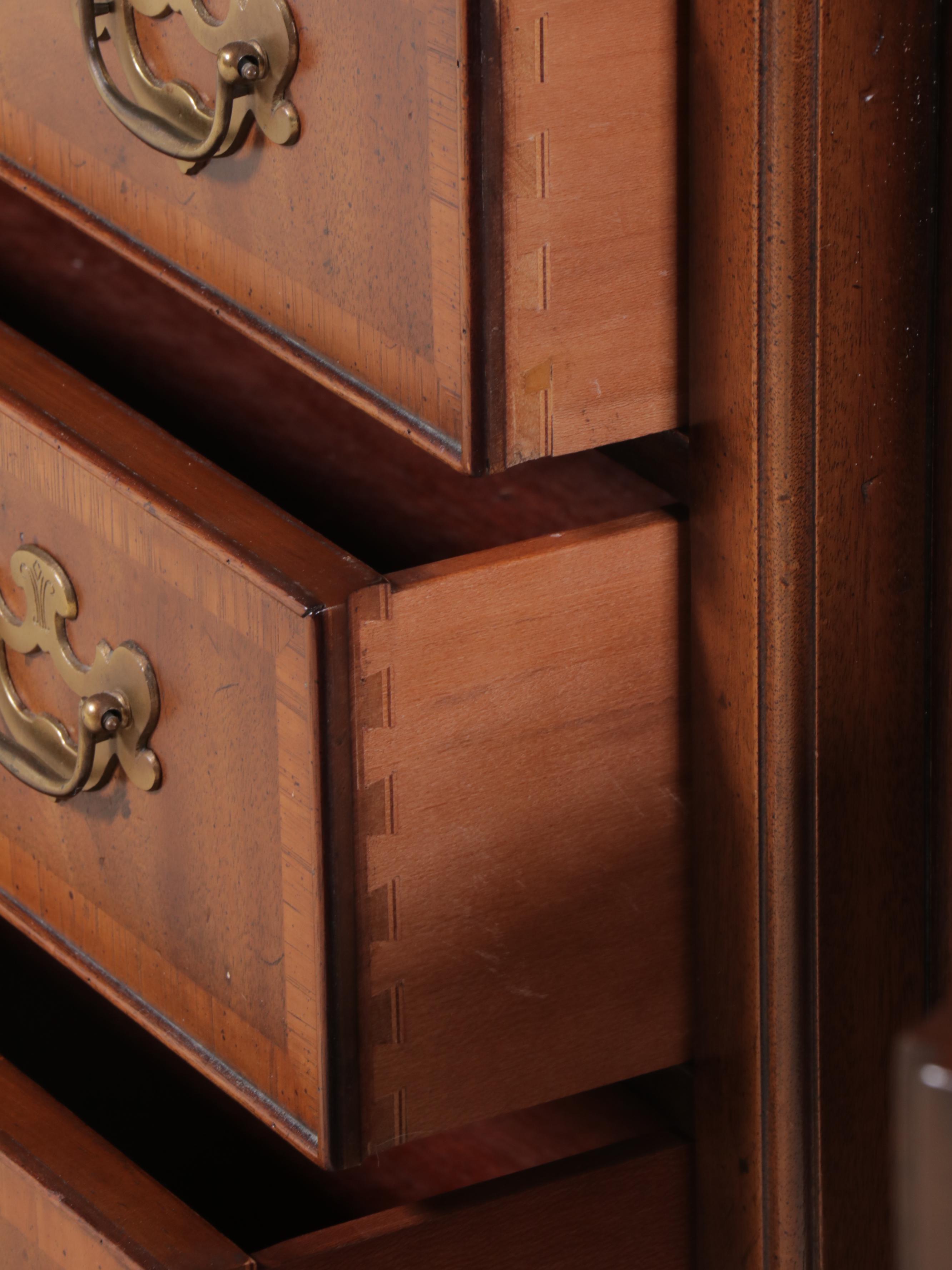 Henredon "18th Century Portfolio" Walnut China Cabinet