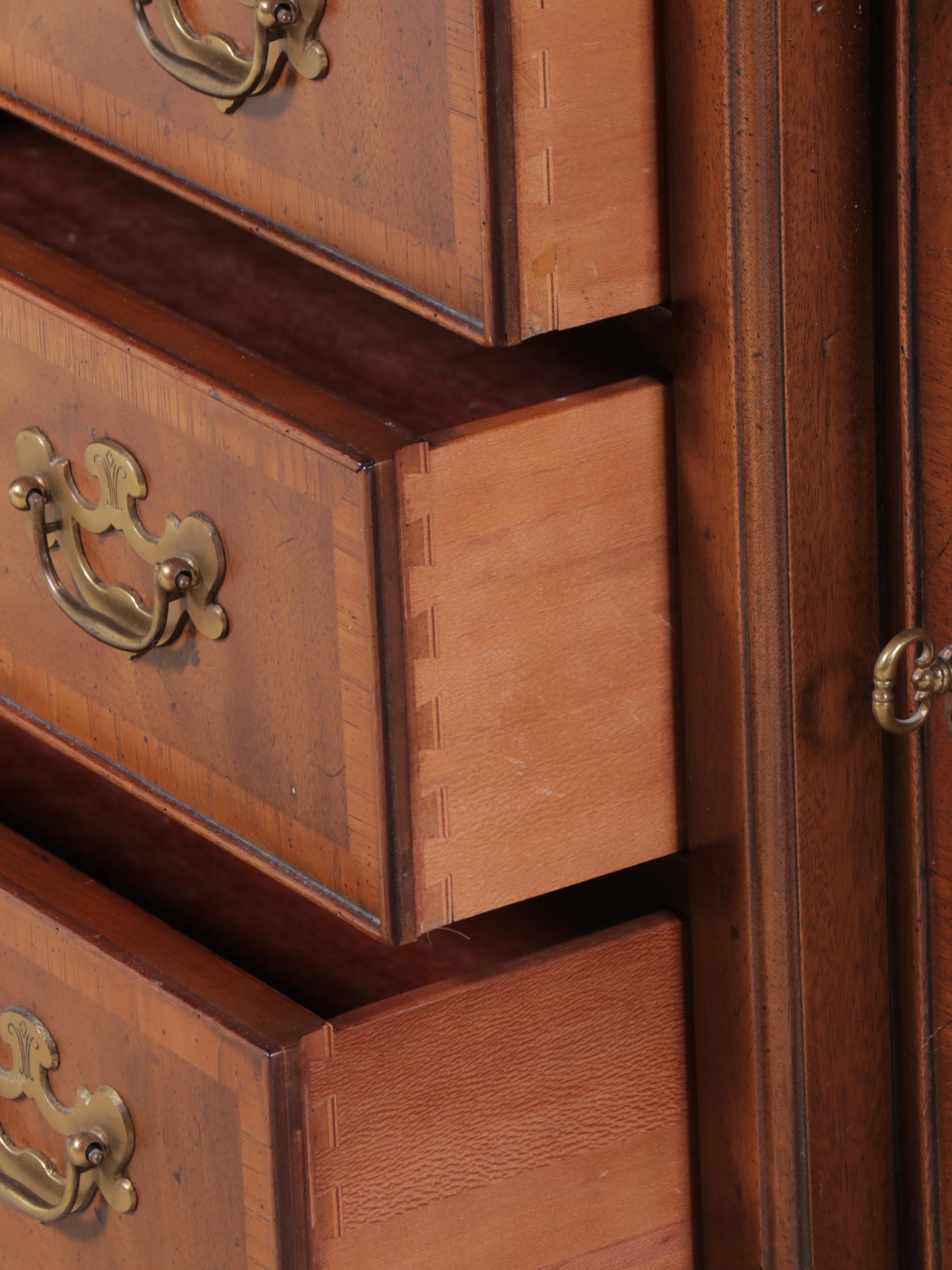 Henredon "18th Century Portfolio" Walnut China Cabinet