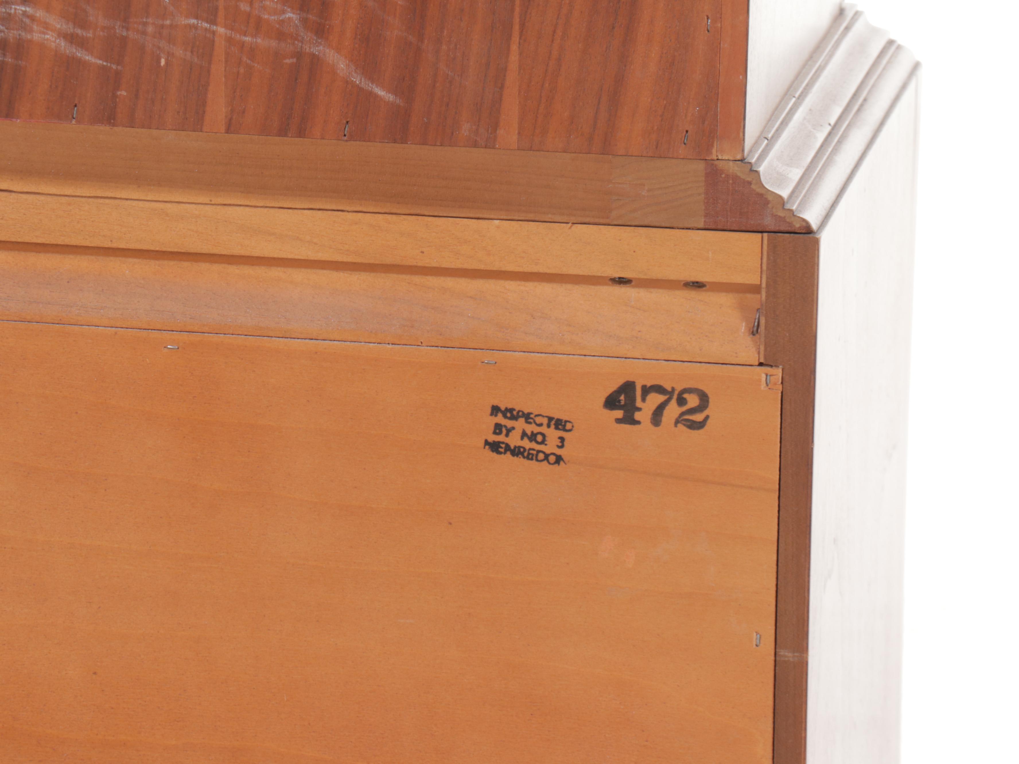 Henredon "18th Century Portfolio" Walnut China Cabinet