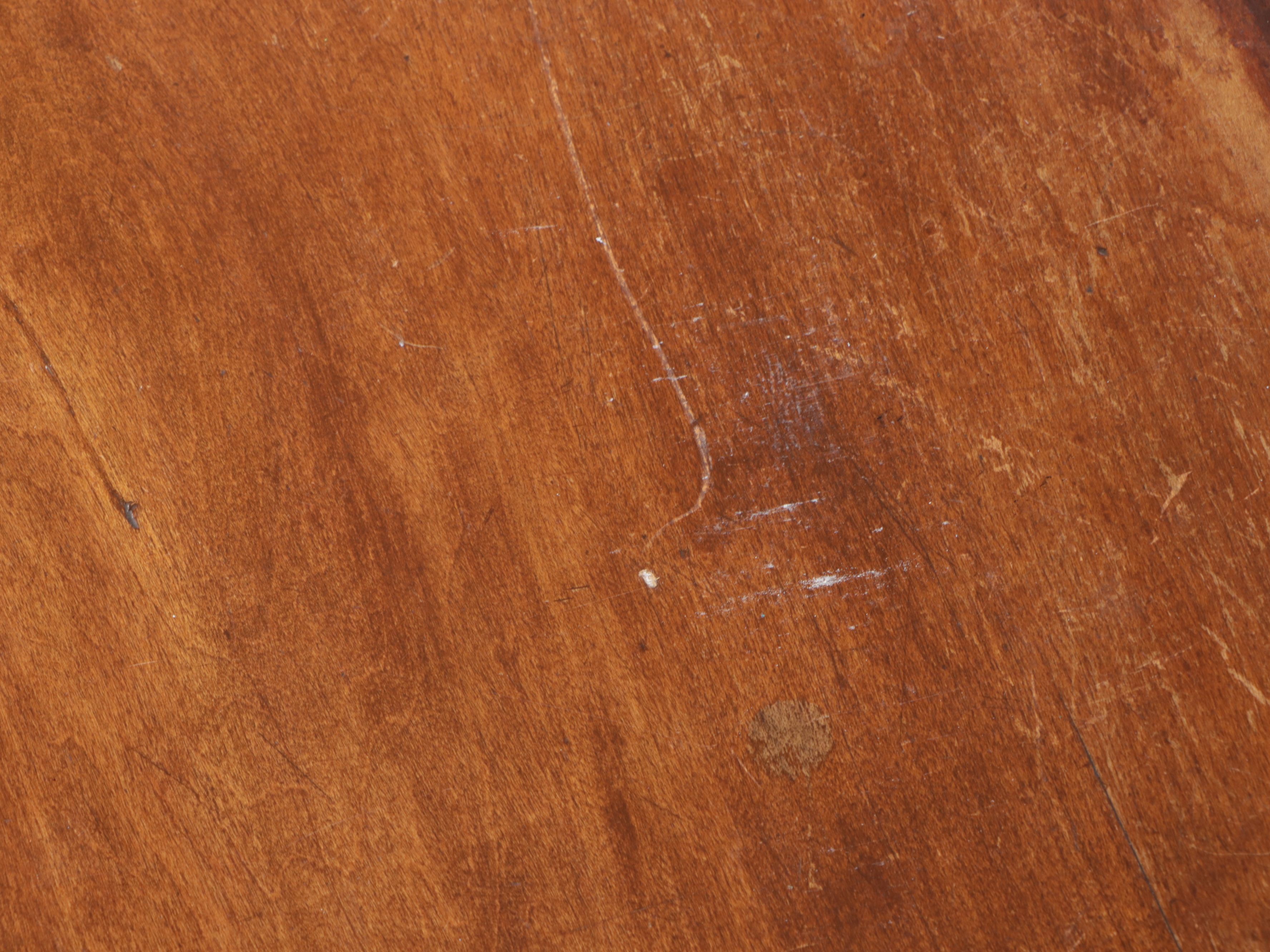 American Colonial Style Cherry Dining Table, Mid to Late 20th Century