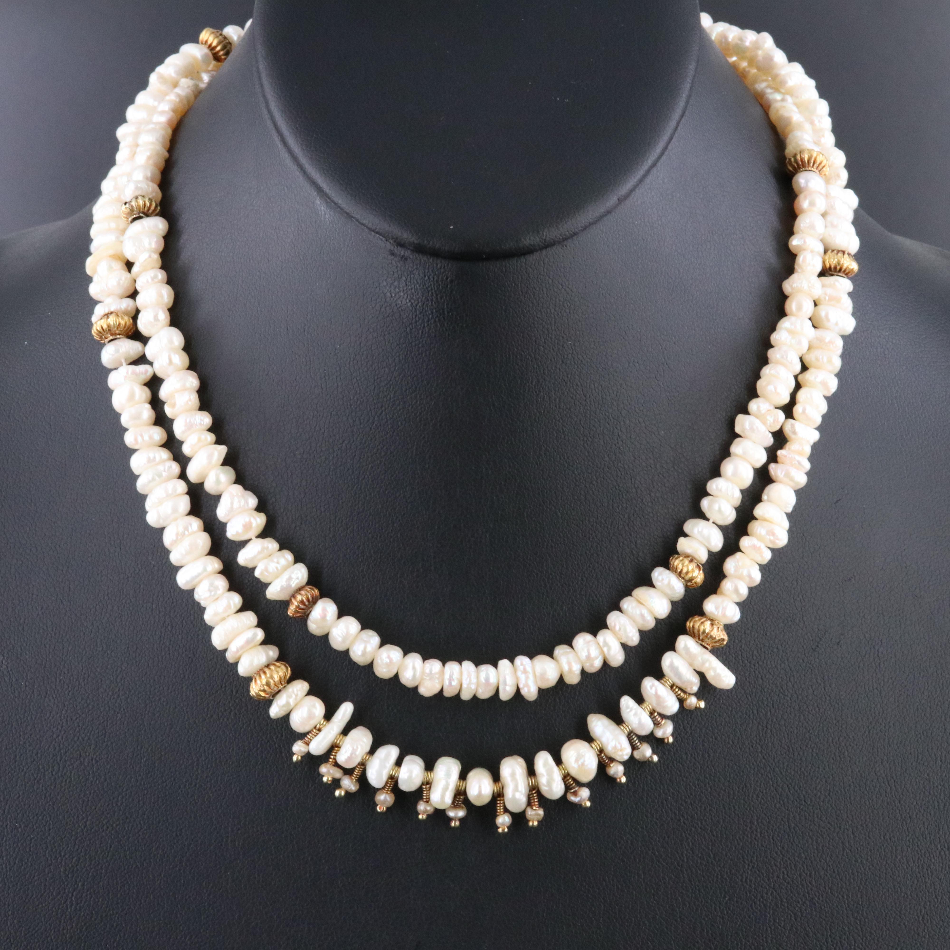 14K Pearl Necklace