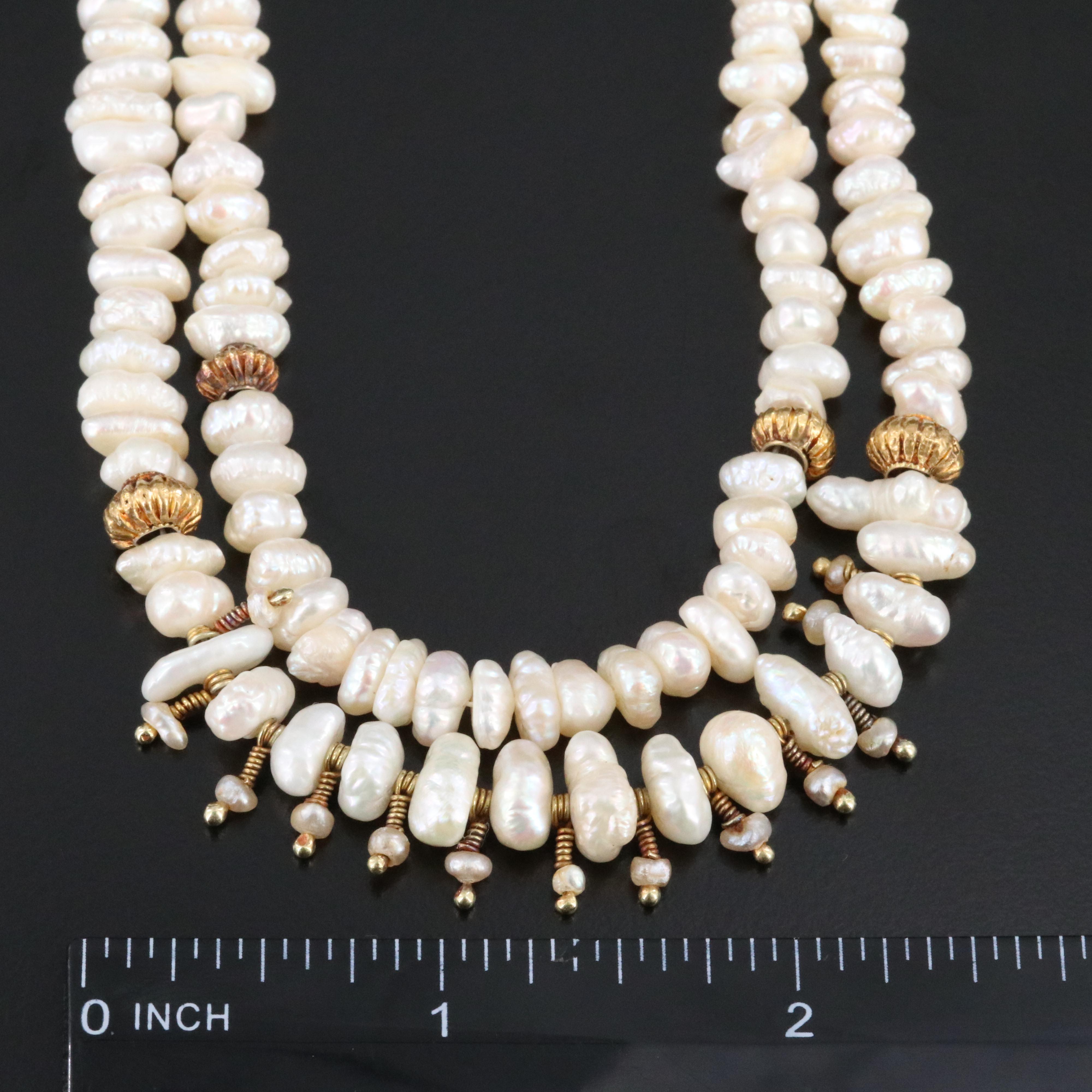 14K Pearl Necklace