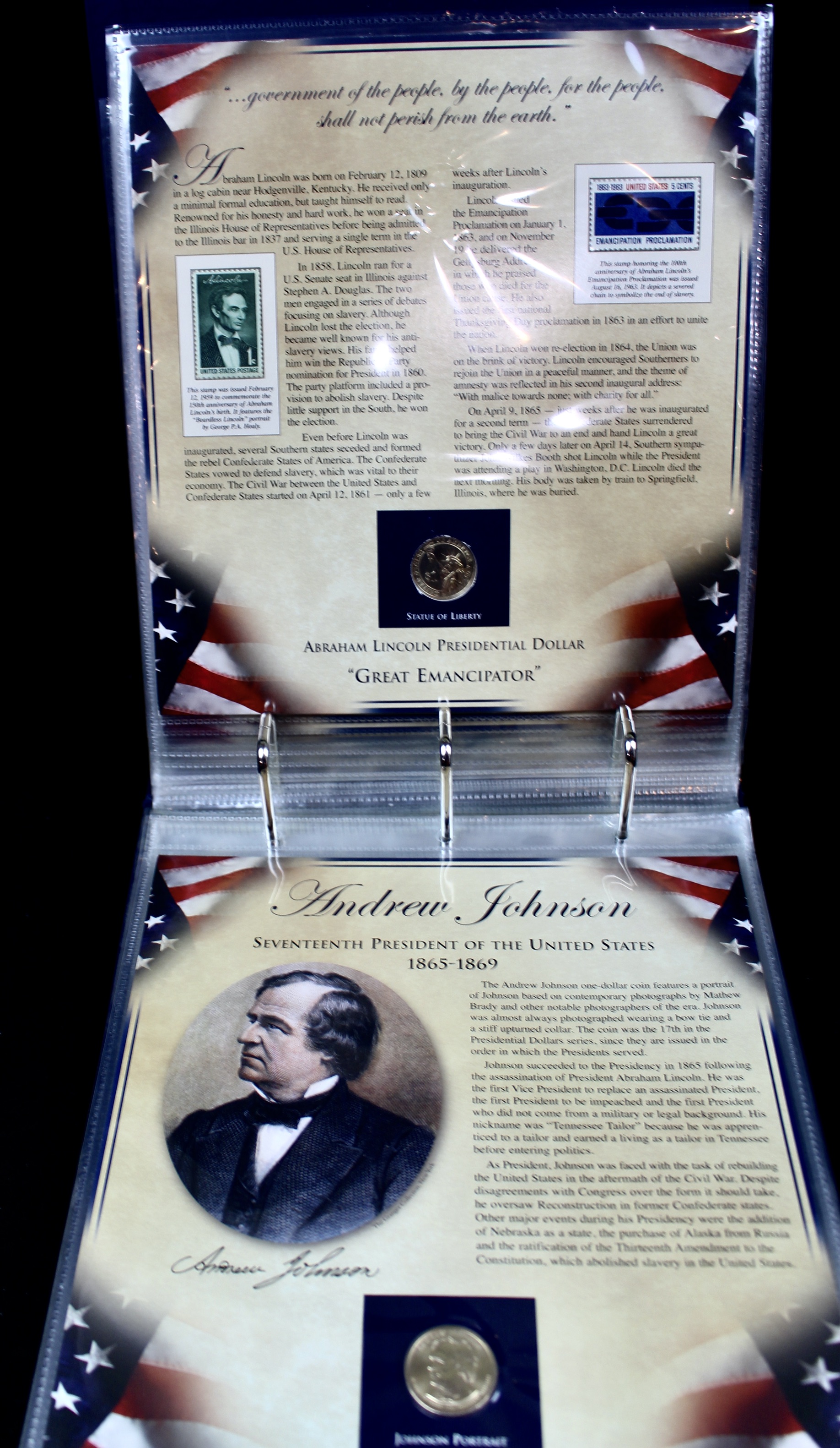 Thirty-Nine Different U.S. Presidential Dollars and Related Stamps