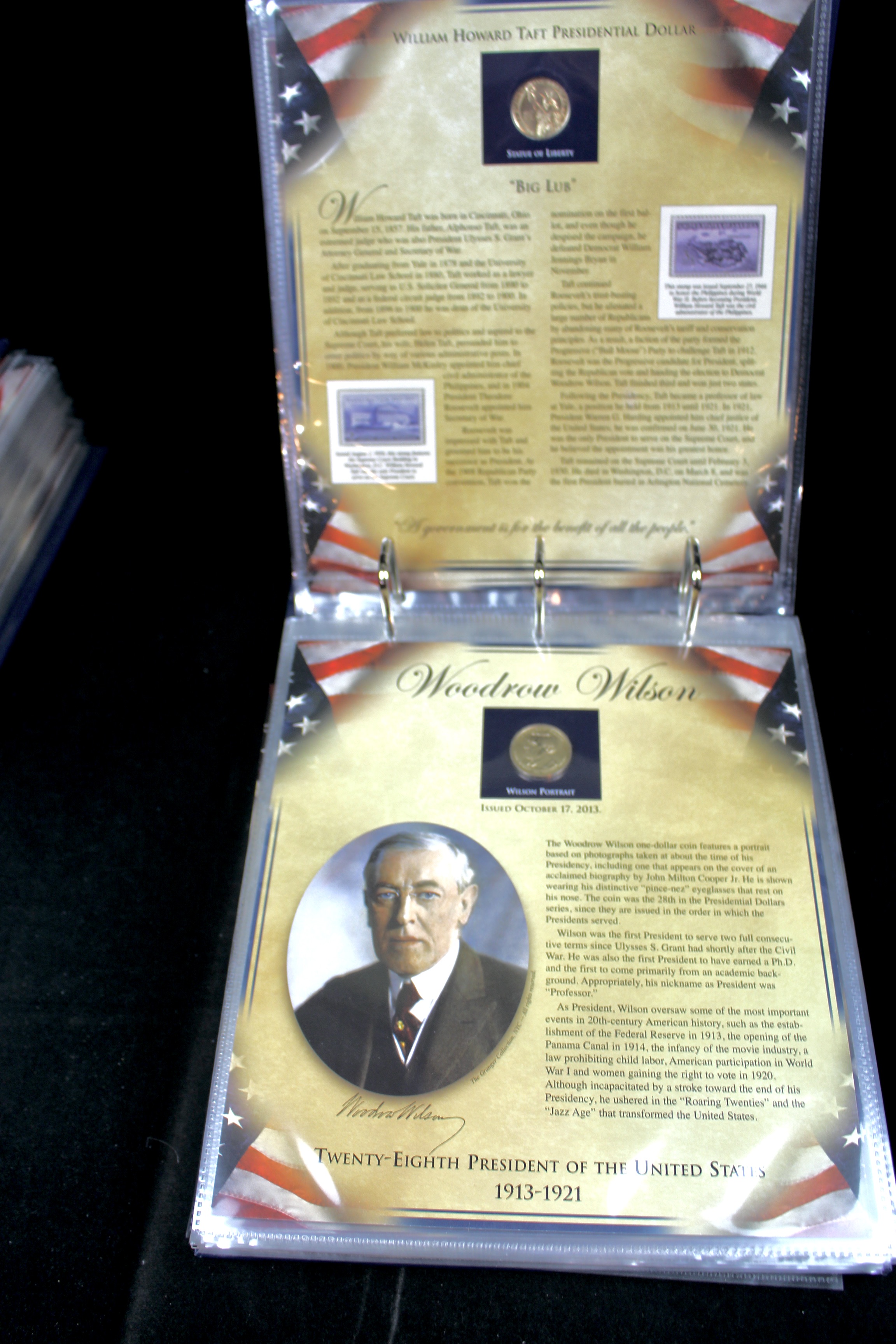 Thirty-Nine Different U.S. Presidential Dollars and Related Stamps