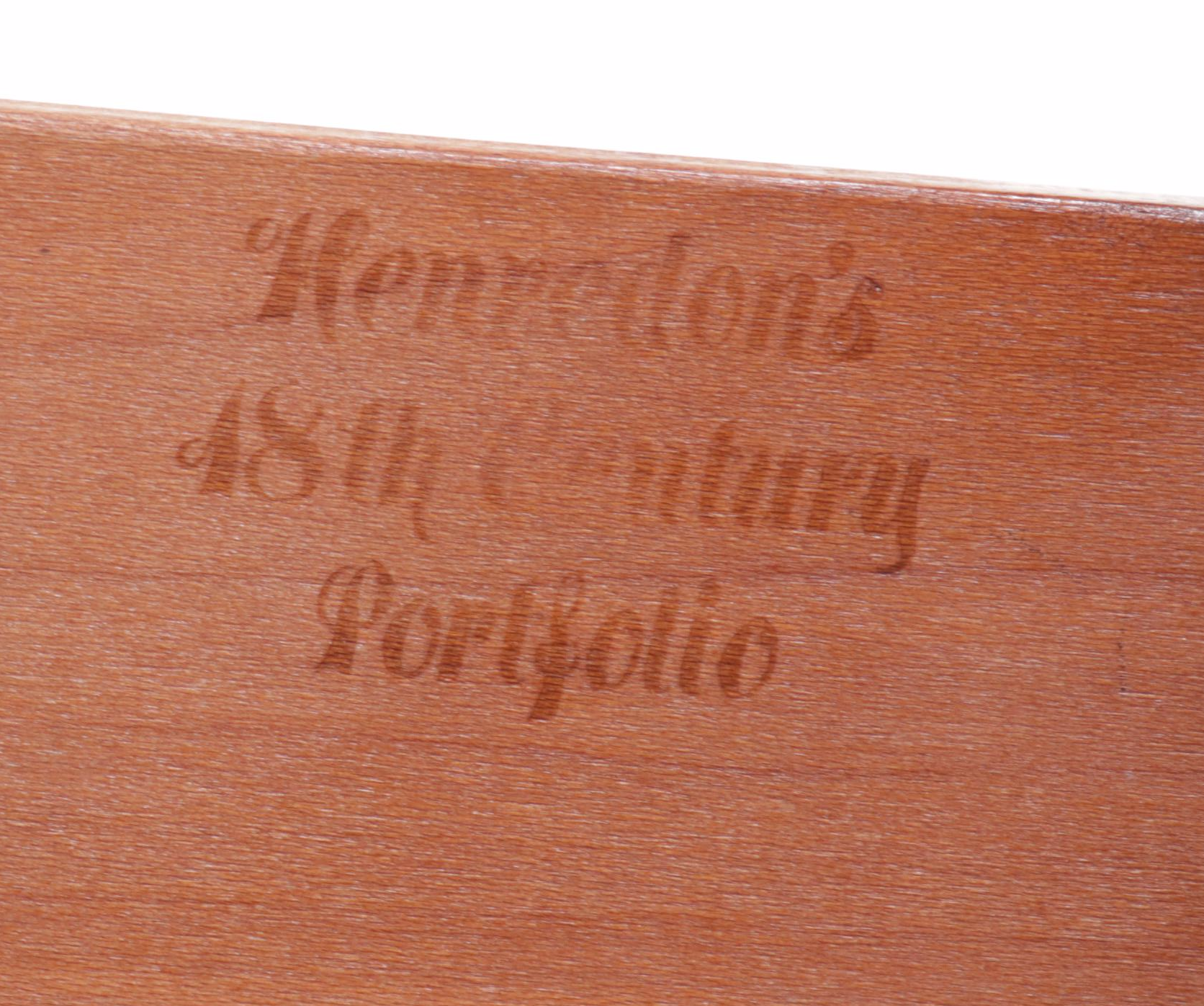 Henredon "18th Century Portfolio" Walnut China Cabinet