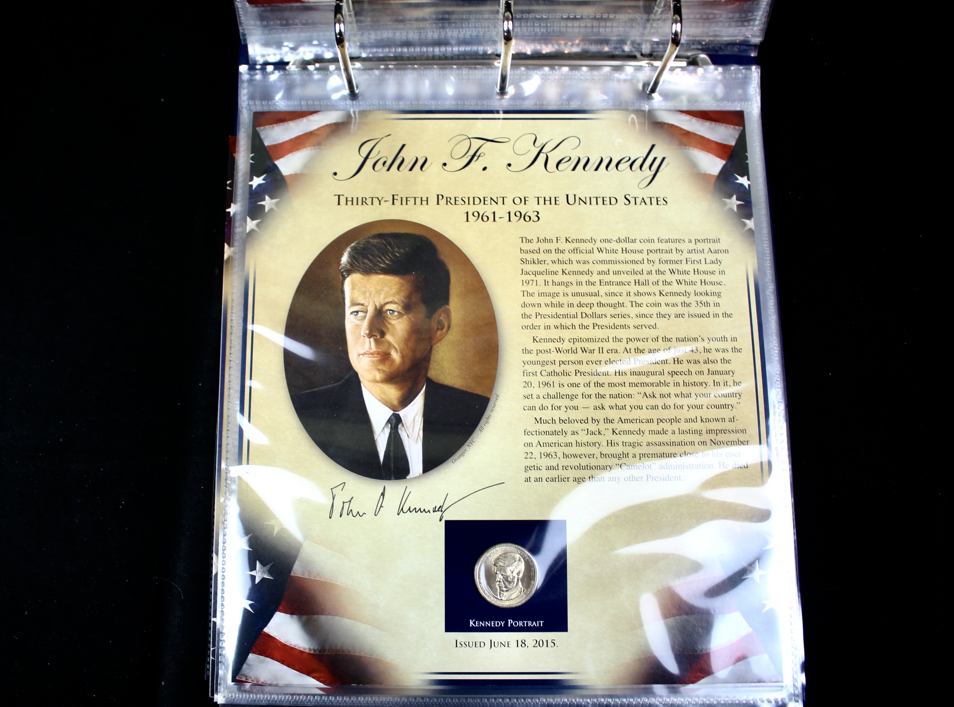 Thirty-Nine Different U.S. Presidential Dollars and Related Stamps