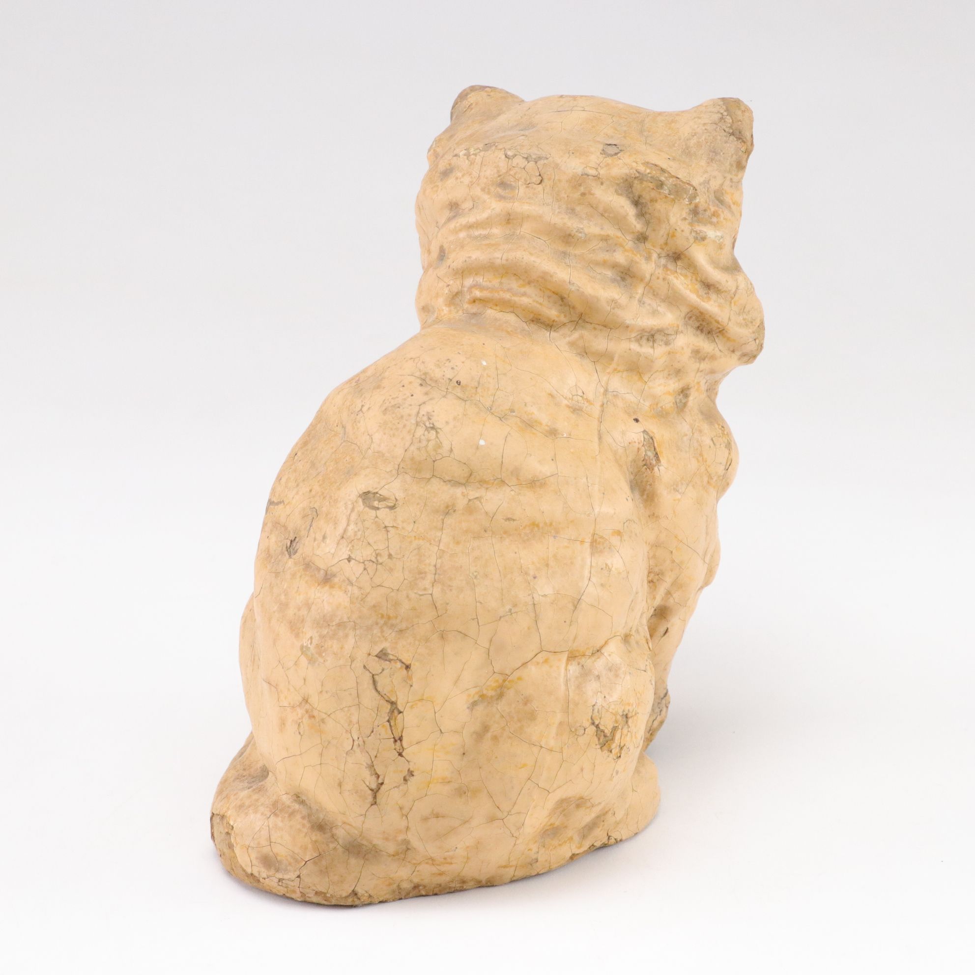 Vintage Paper Mache Cat, Dentist Doll & Animated Wine Stopper