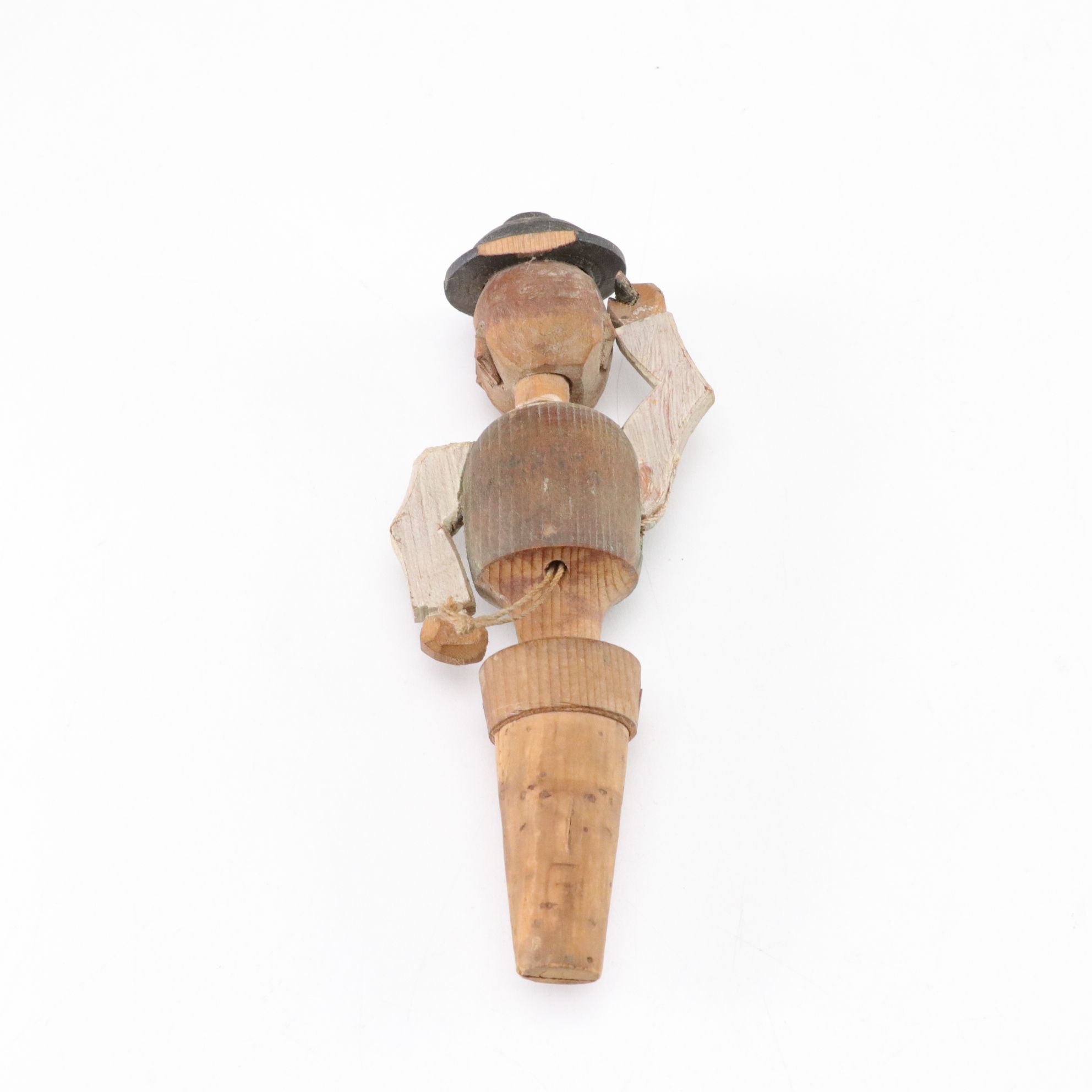 Vintage Paper Mache Cat, Dentist Doll & Animated Wine Stopper