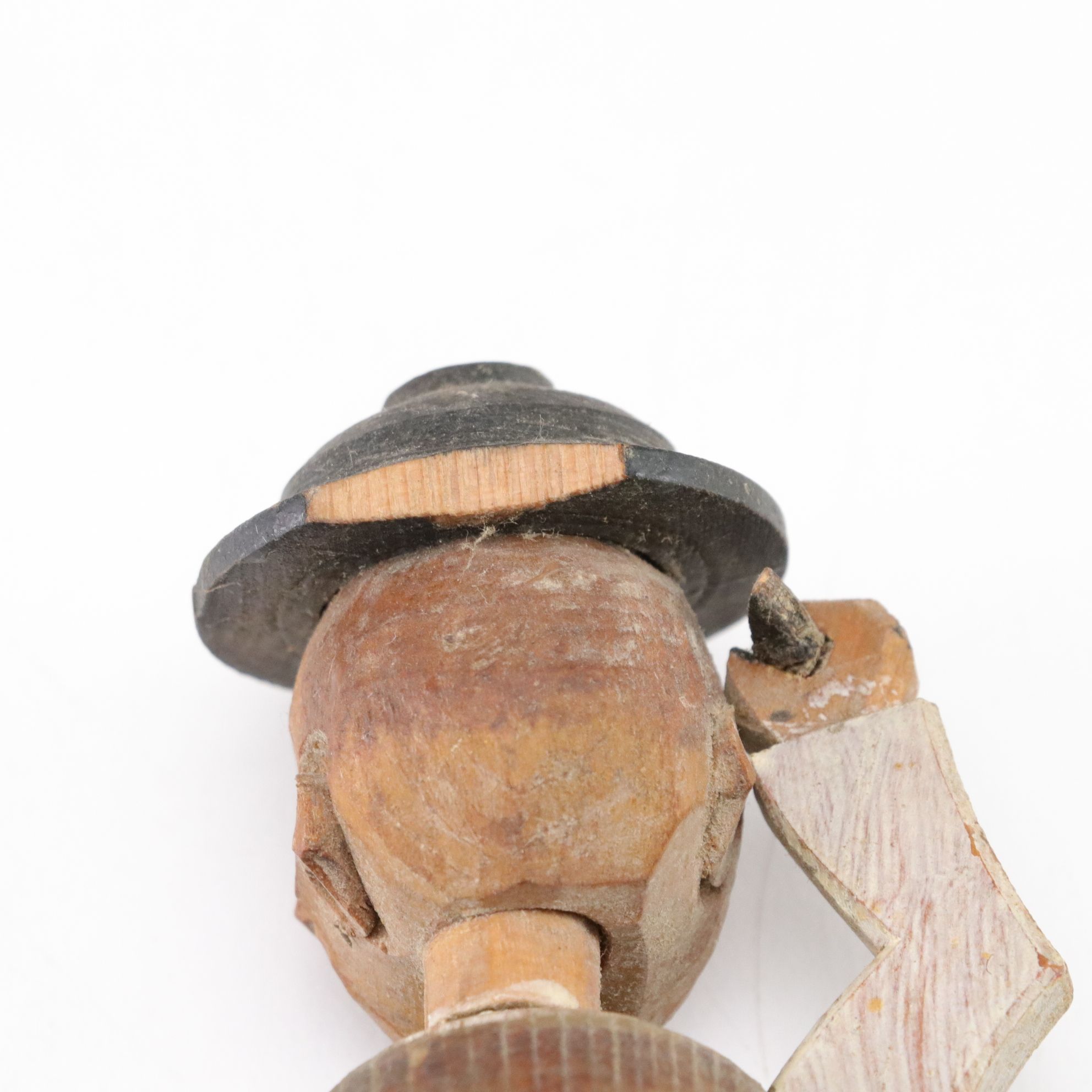 Vintage Paper Mache Cat, Dentist Doll & Animated Wine Stopper