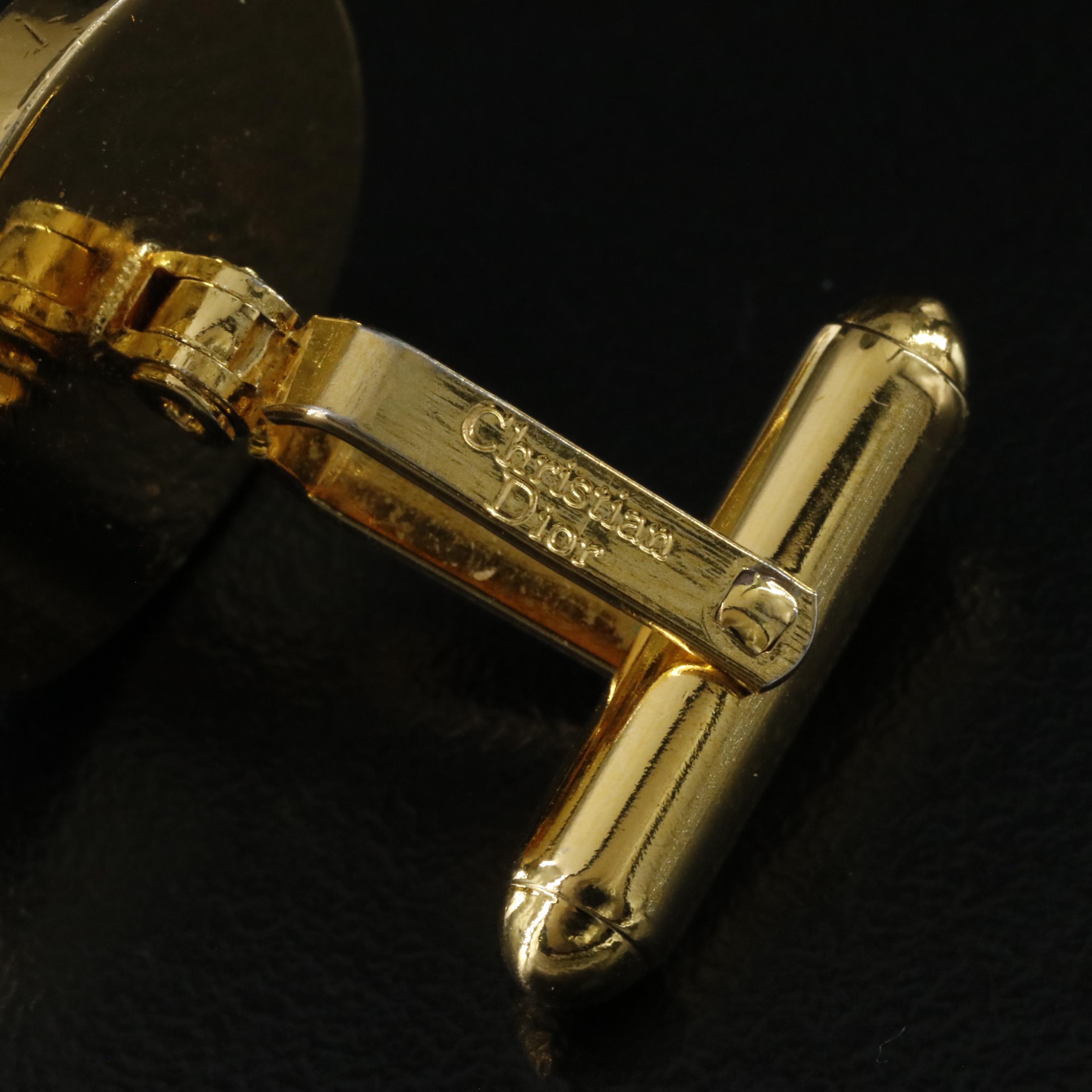 Christian Dior Cufflink and Shirt Stud Set